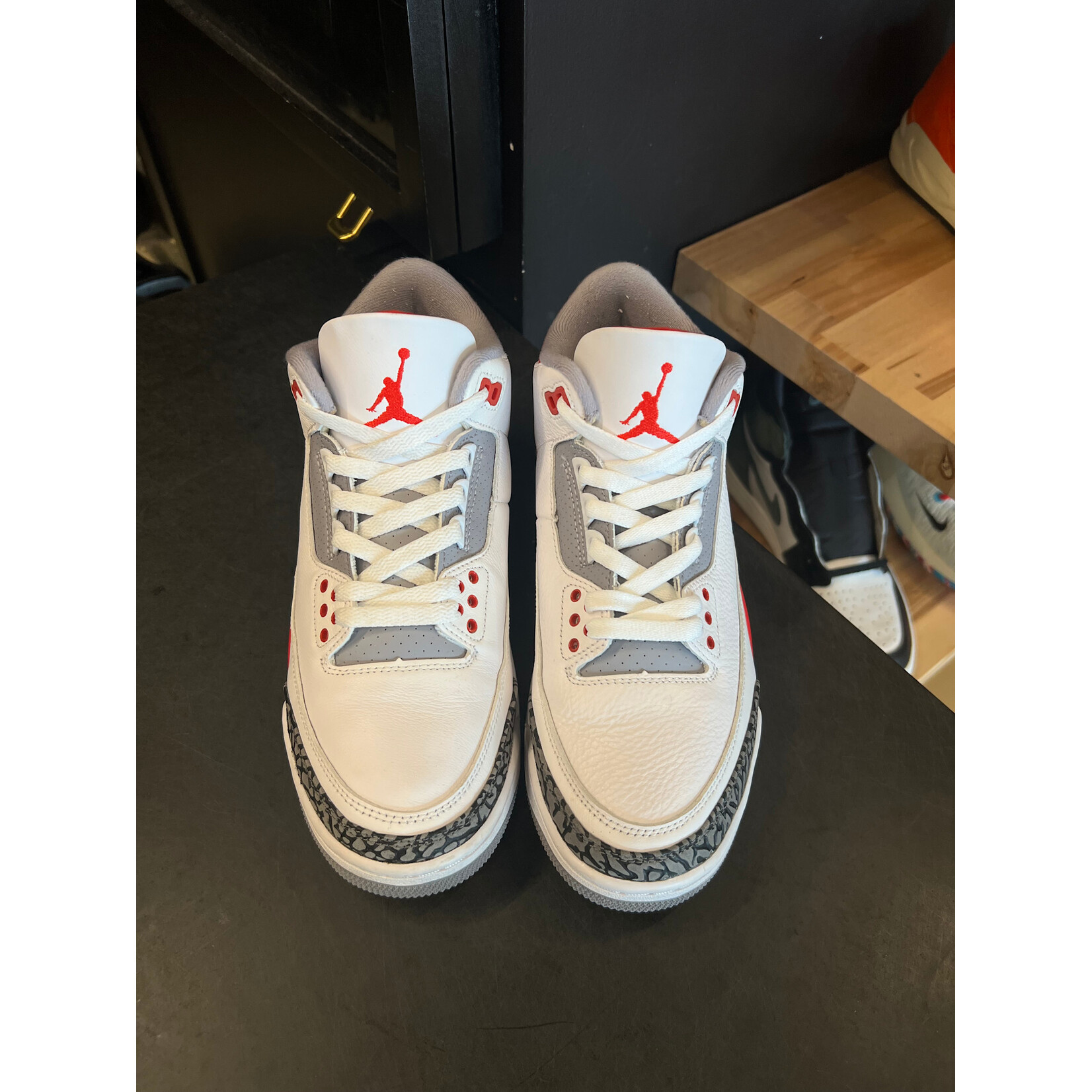 Jordan Jordan 3 Retro Fire Red (2022) Size 8.5, PREOWNED*