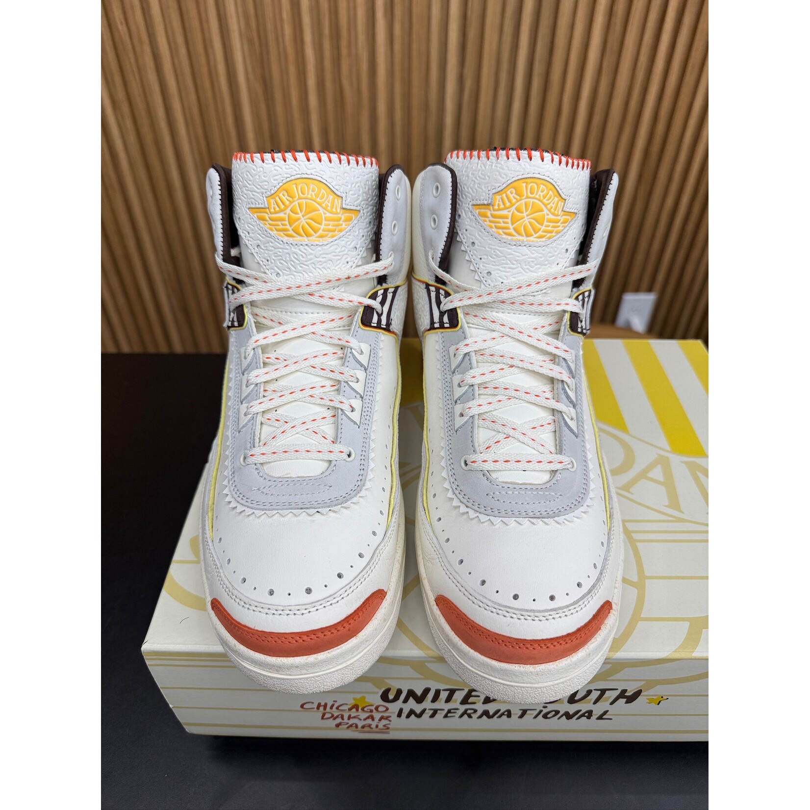 Jordan Jordan 2 Retro SP Maison Chateau Rouge Size 12, PREOWNED*