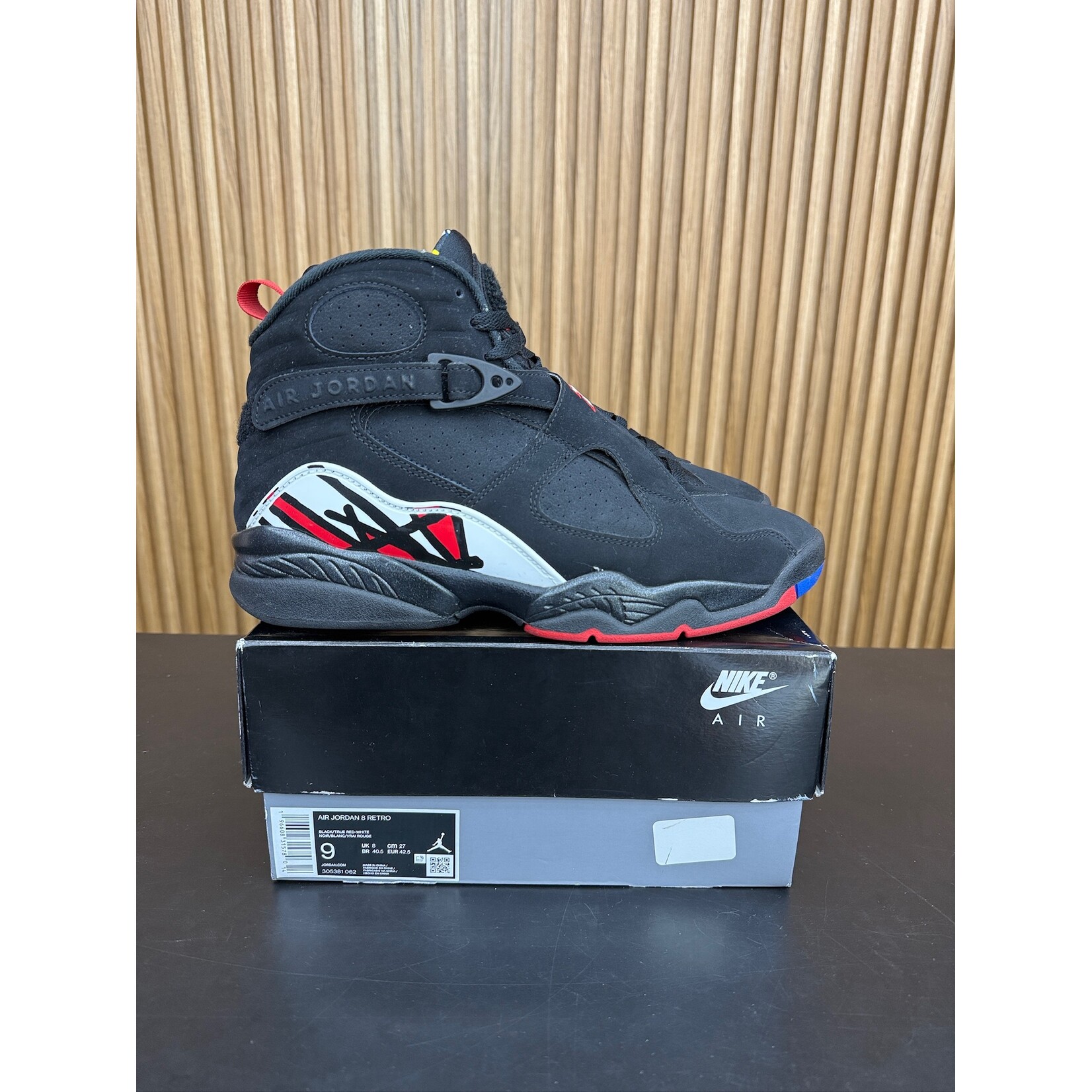 Jordan Jordan 8 Retro Playoffs (2023) Size 9, PREOWNED*