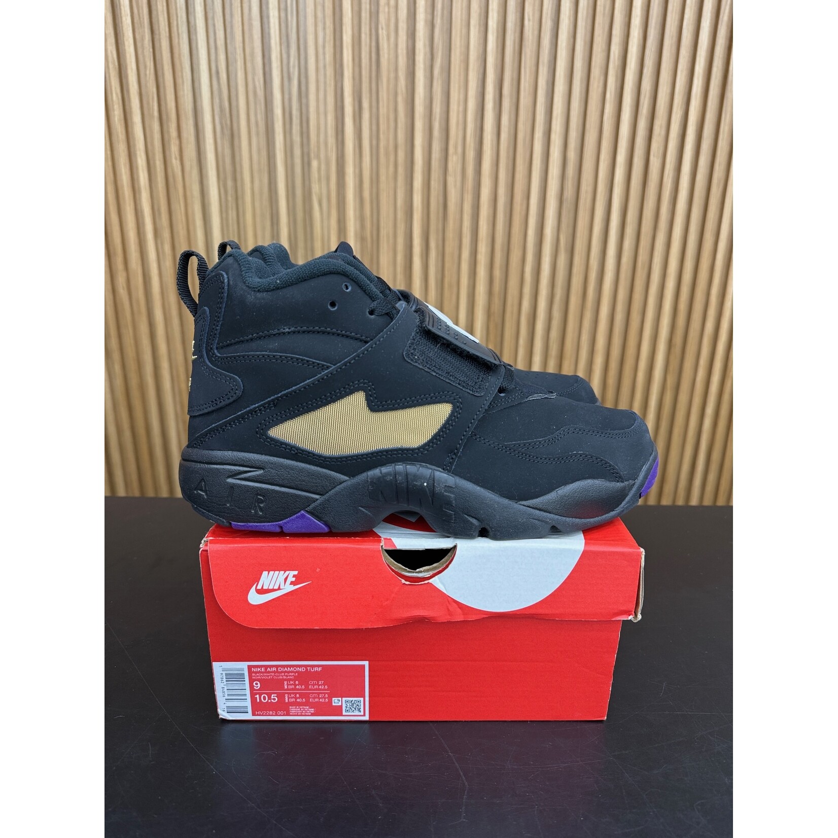 Nike Nike Air Diamond Turf Ravens (2025) Size 9, PREOWNED*