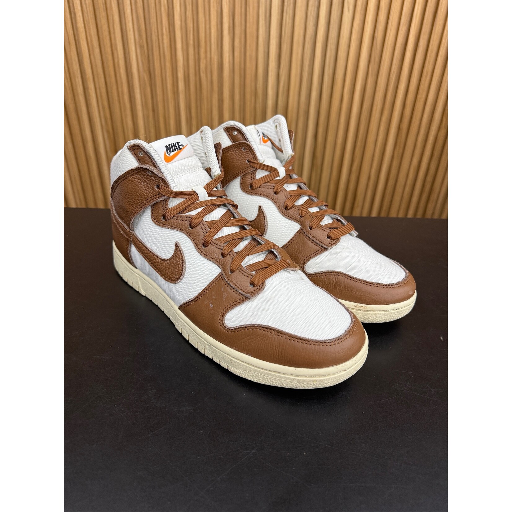 Nike Nike Dunk High PRM Vintage Pecan Sail Size 10.5, PREOWNED NO BOX*