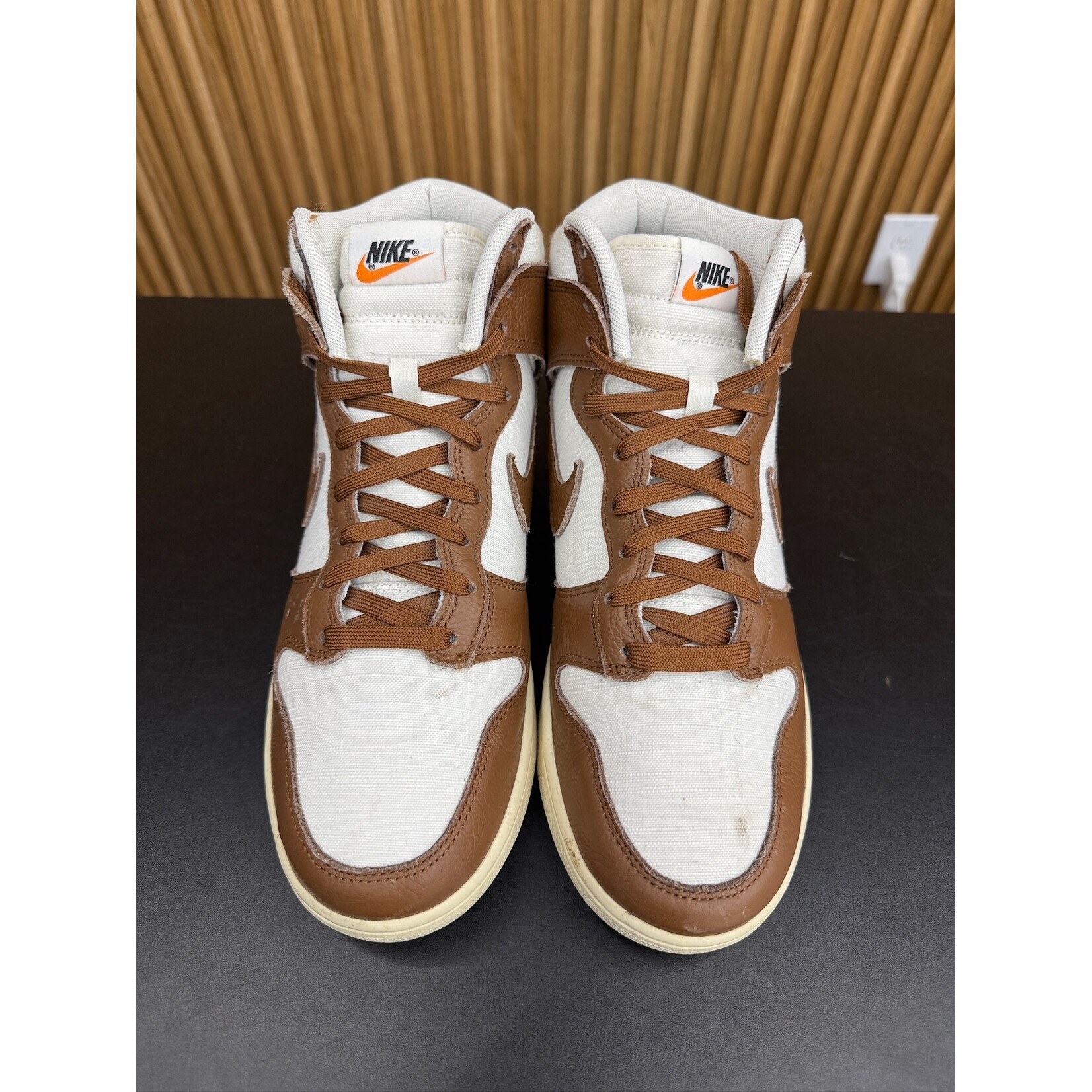 Nike Nike Dunk High PRM Vintage Pecan Sail Size 10.5, PREOWNED NO BOX*