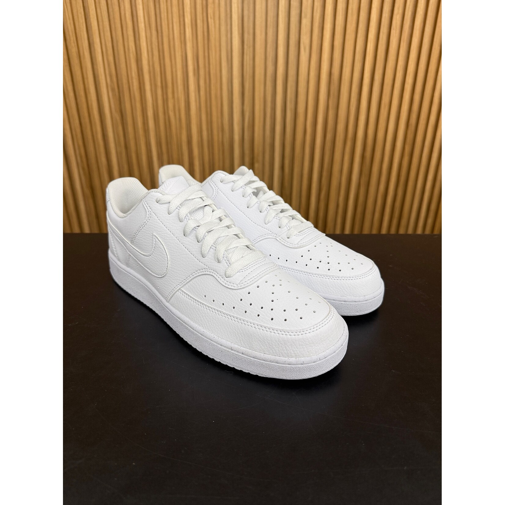 Nike Nike Court Vision Low Next Nature Triple White Size 11, PREOWNED NO BOX*