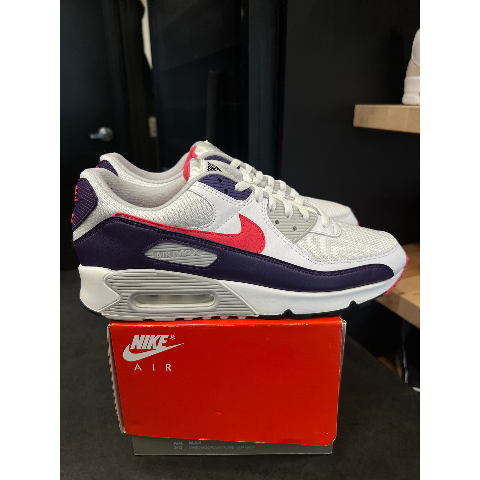 Nike Nike Air Max 90 Eggplant (Women's) Size 12.5W, PREOWNED