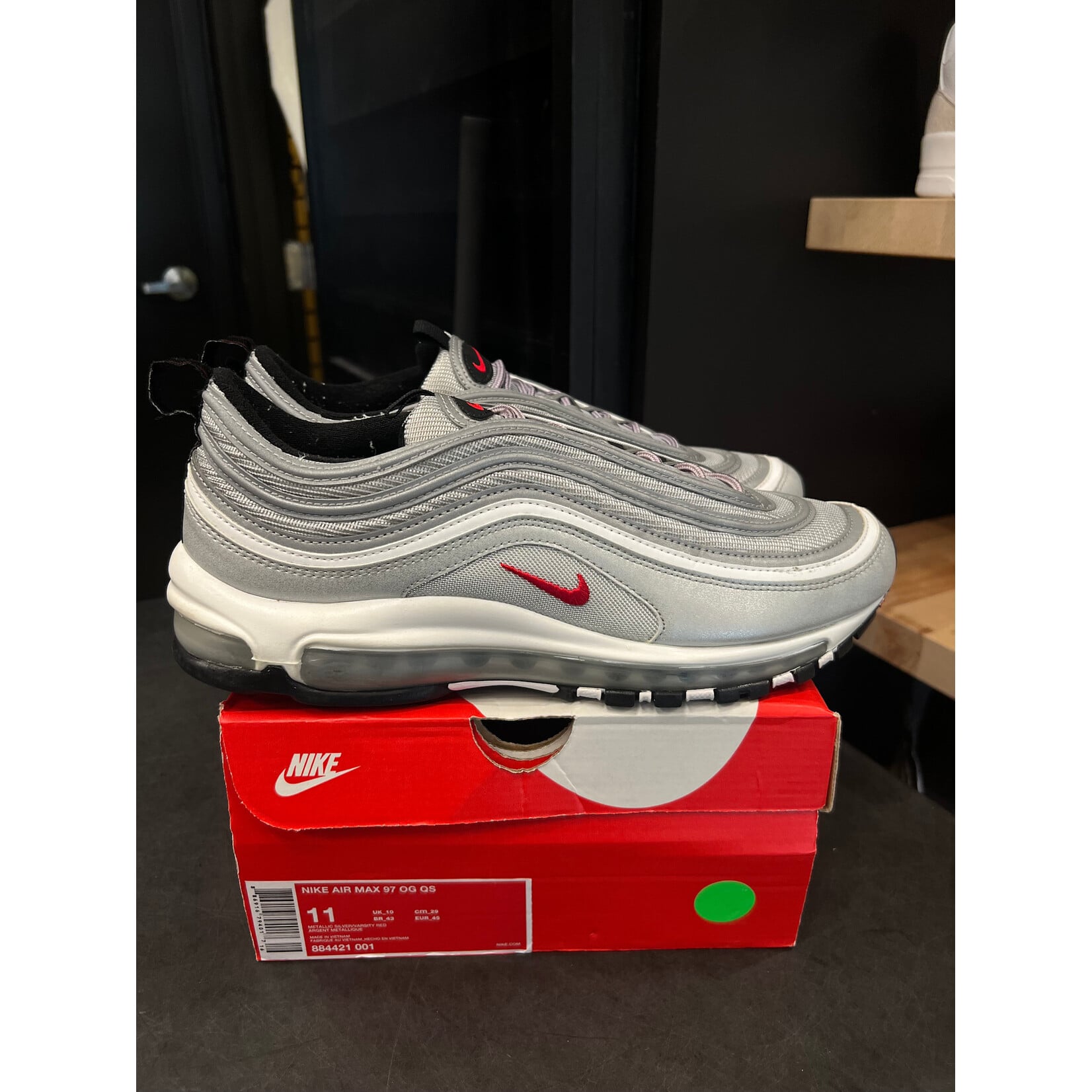 Nike Nike Air Max 97 Silver Bullet (2016/2017) Size 11, PREOWNED