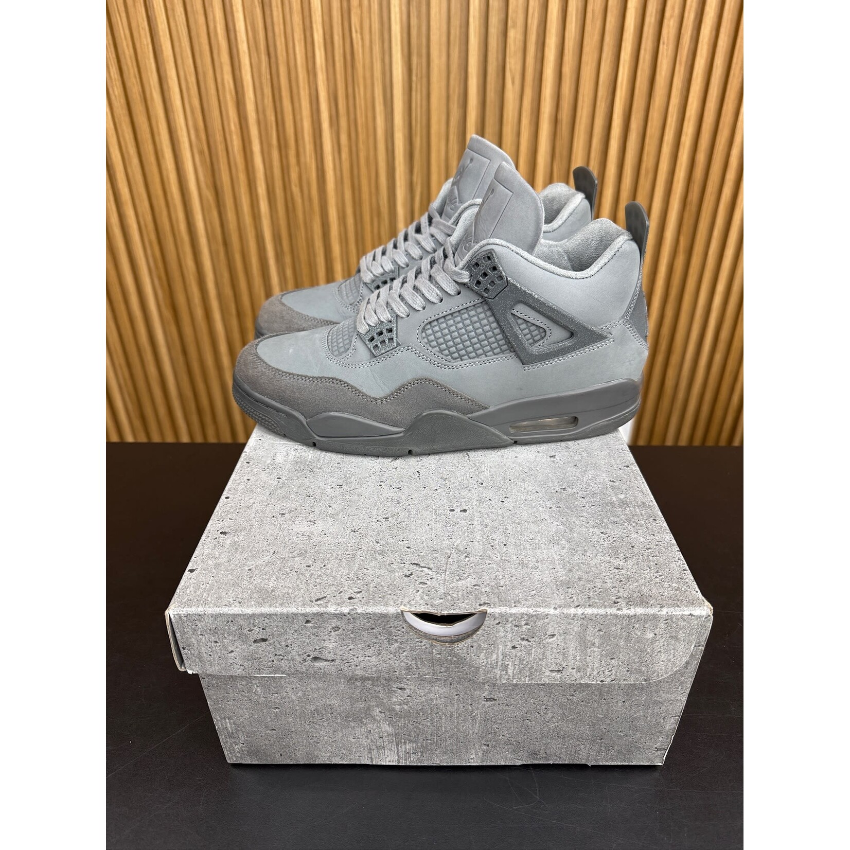 Jordan Jordan 4 Retro SE Paris Olympics Wet Cement Size 9.5, PREOWNED*