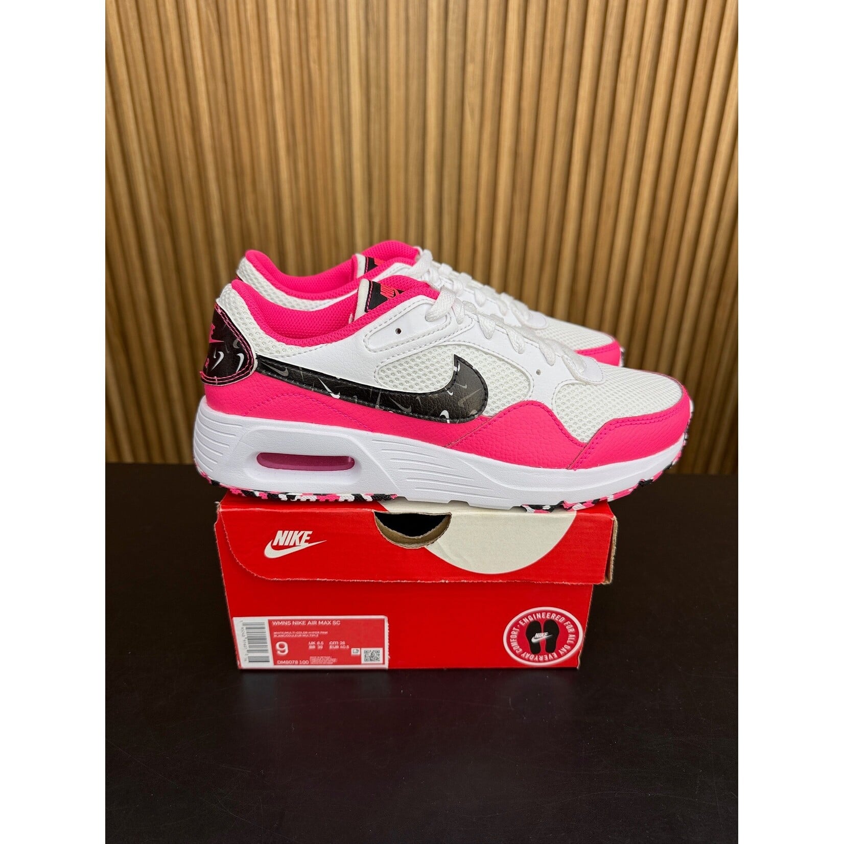 Air Air Max SC 'Pink Multi Swoosh' Size 9W, PREOWNED