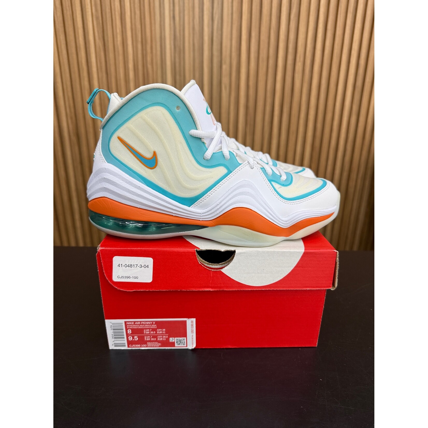 Nike Nike Air Penny 5 Dolphins (2020) Size 8, PREOWNED*