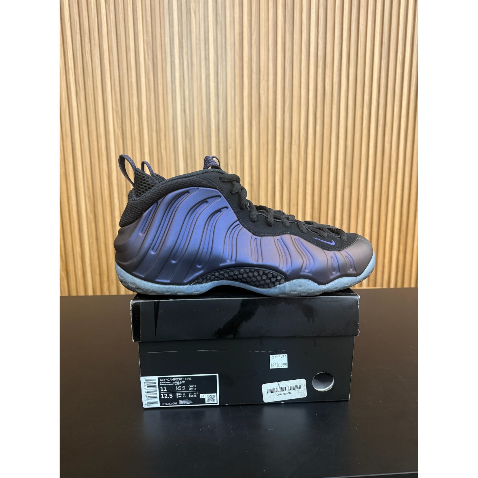 Nike Nike Air Foamposite One Eggplant (2024) Size 11, PREOWNED*