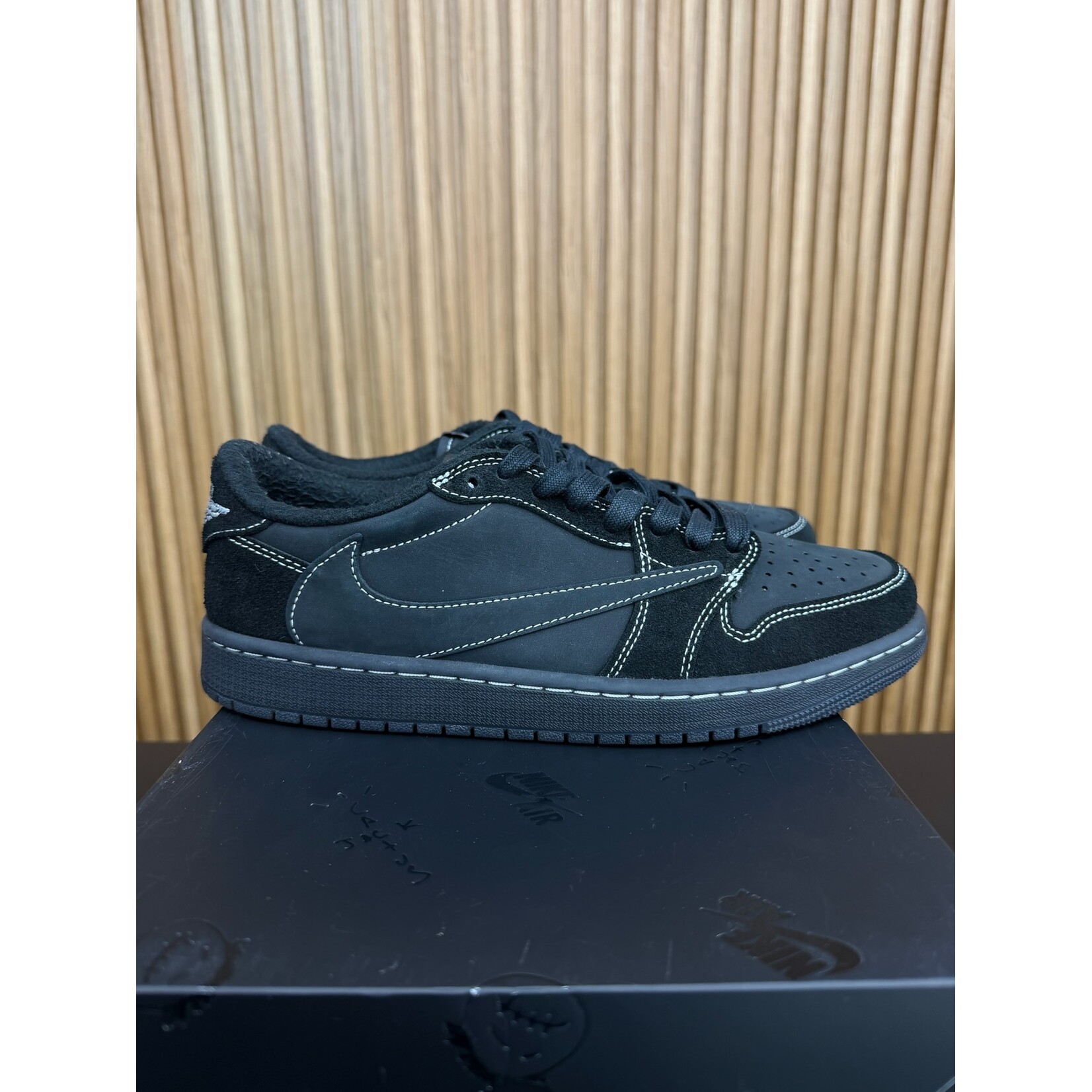Jordan Jordan 1 Retro Low OG SP Travis Scott Black Phantom Size 9, PREOWNED