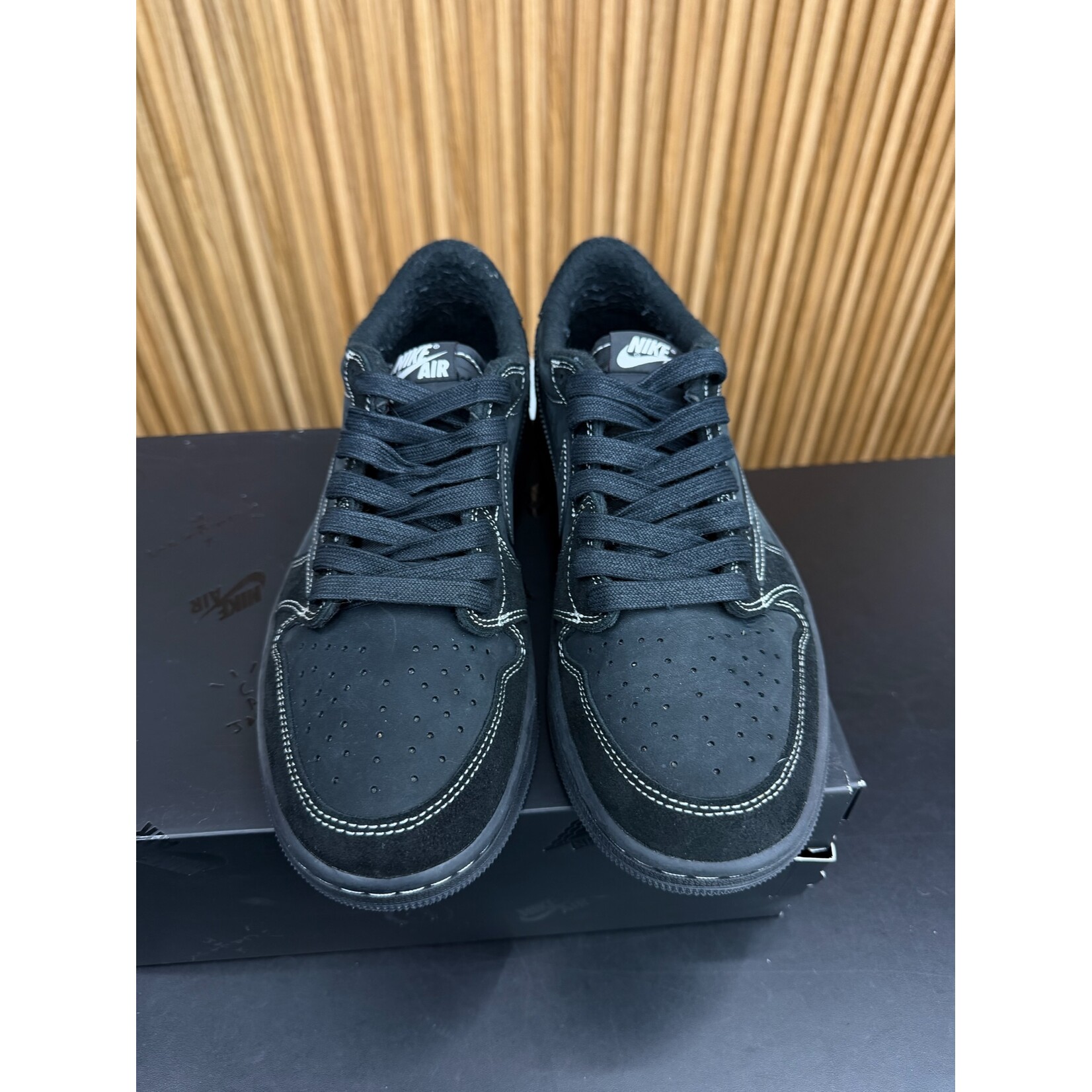 Jordan Jordan 1 Retro Low OG SP Travis Scott Black Phantom Size 9, PREOWNED