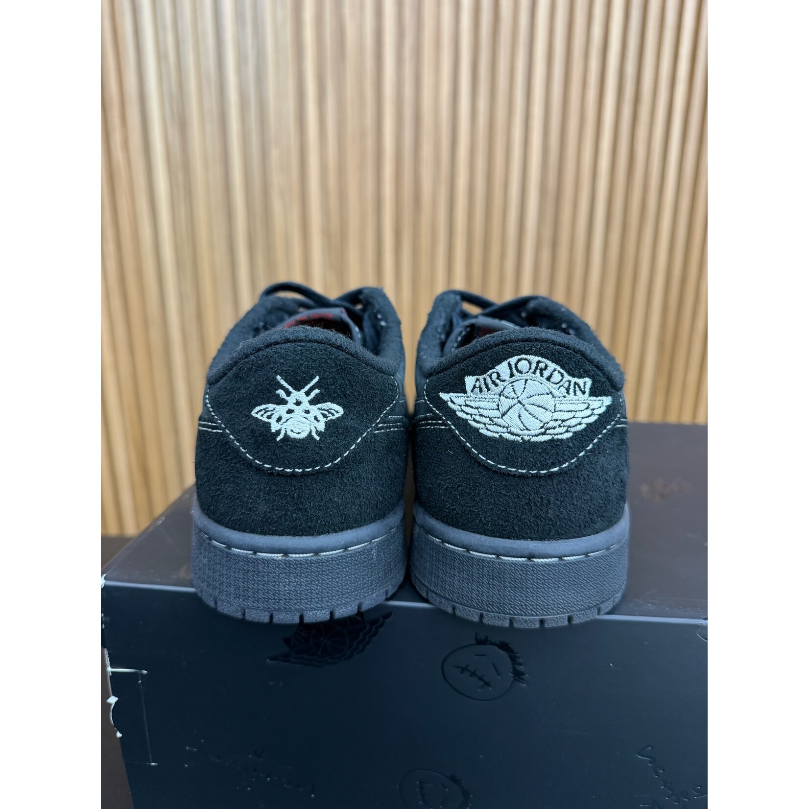 Jordan Jordan 1 Retro Low OG SP Travis Scott Black Phantom Size 9, PREOWNED