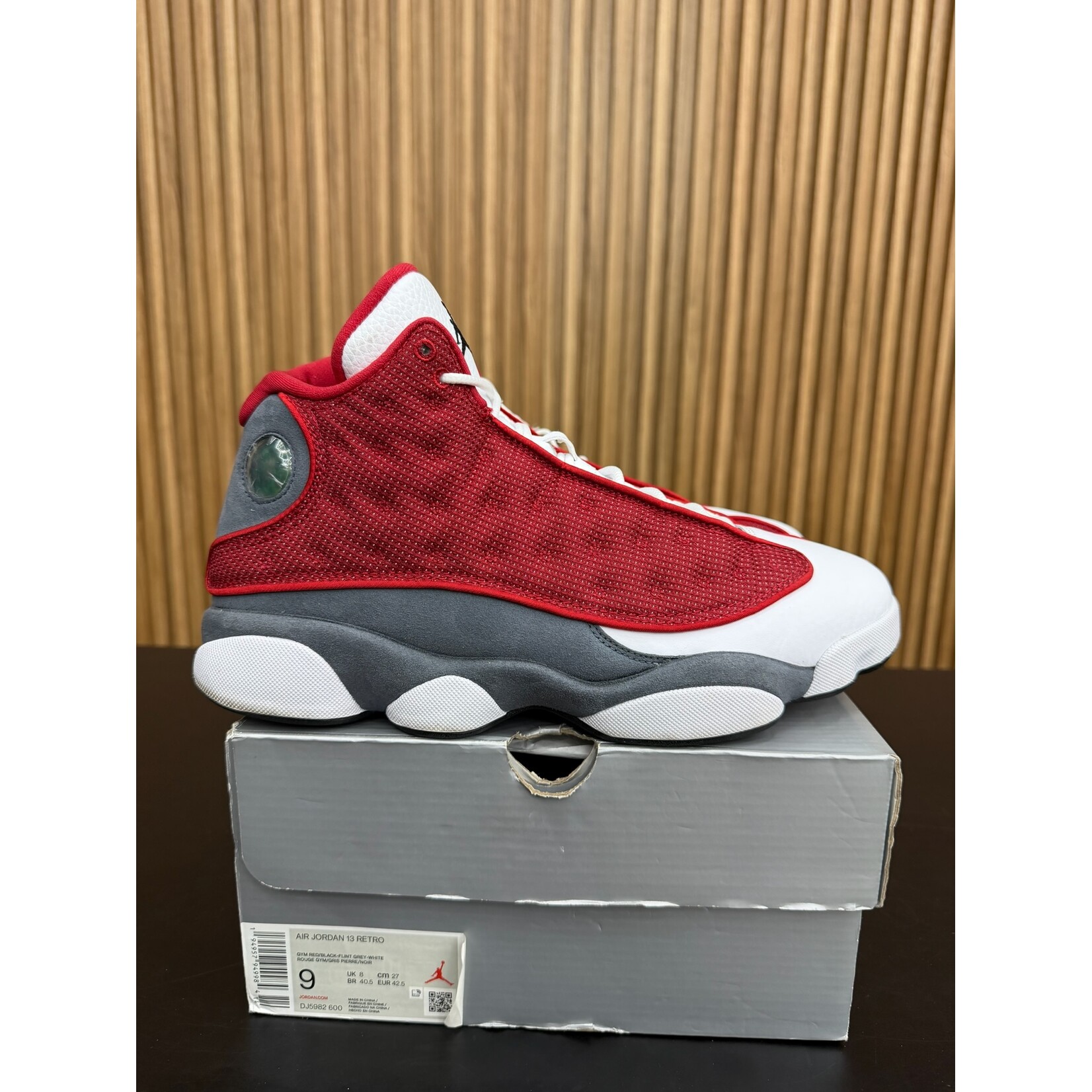 Jordan Jordan 13 Retro Gym Red Flint Grey Size 9, PREOWNED