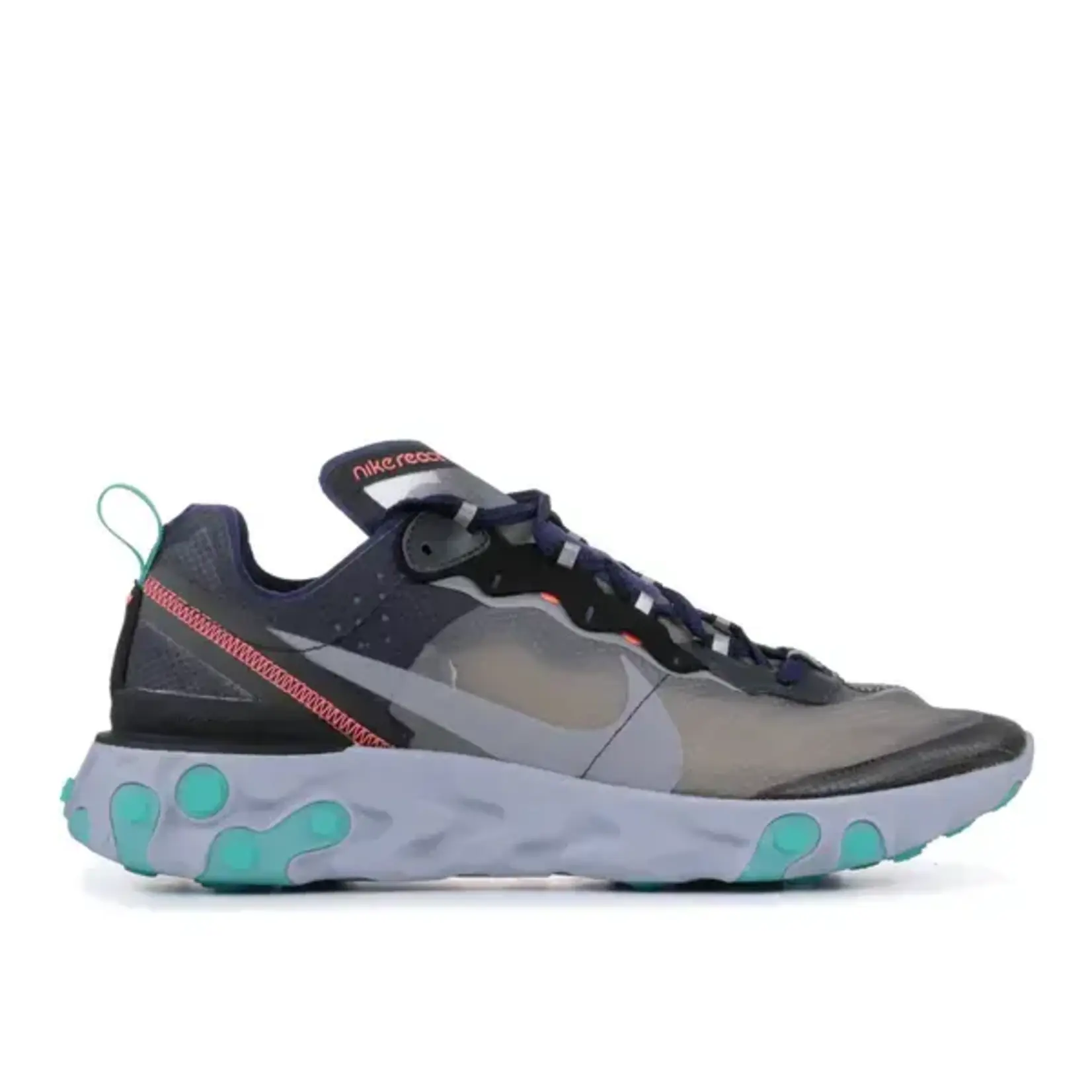 Nike Nike React Element 87 Black Neptune Green Size 9, DS BRAND NEW*