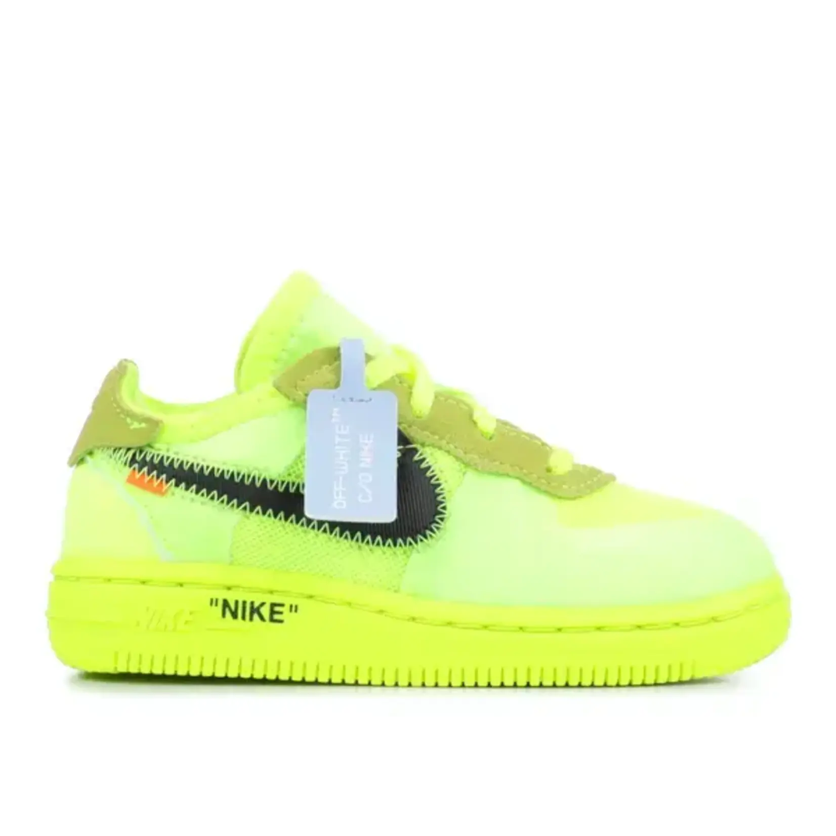 Nike Nike Air Force 1 Low Off-White Volt (TD) Size 5c, DS BRAND NEW*