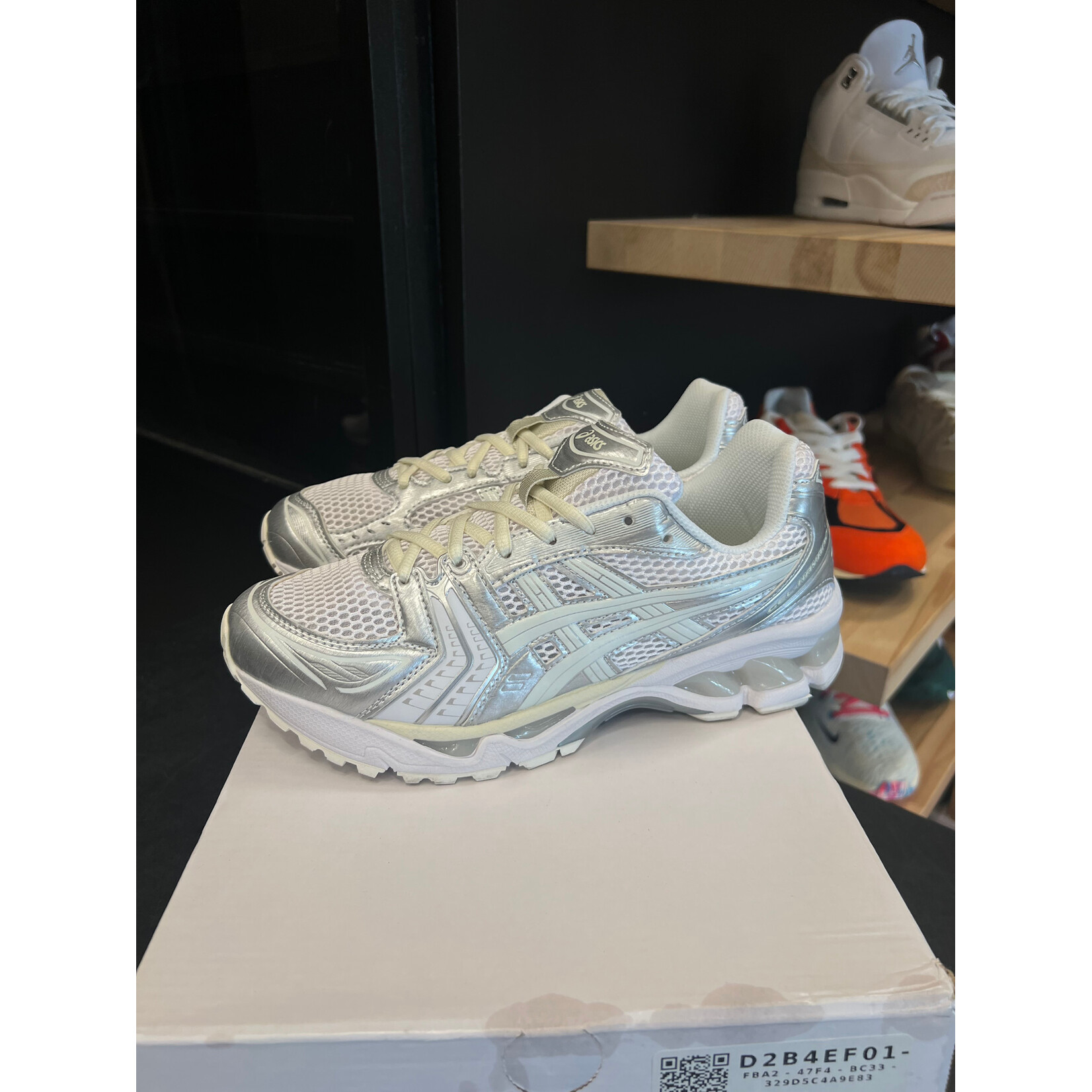 ASICS ASICS Gel-Kayano 14 JJJJound Silver White Size 9, PREOWNED*