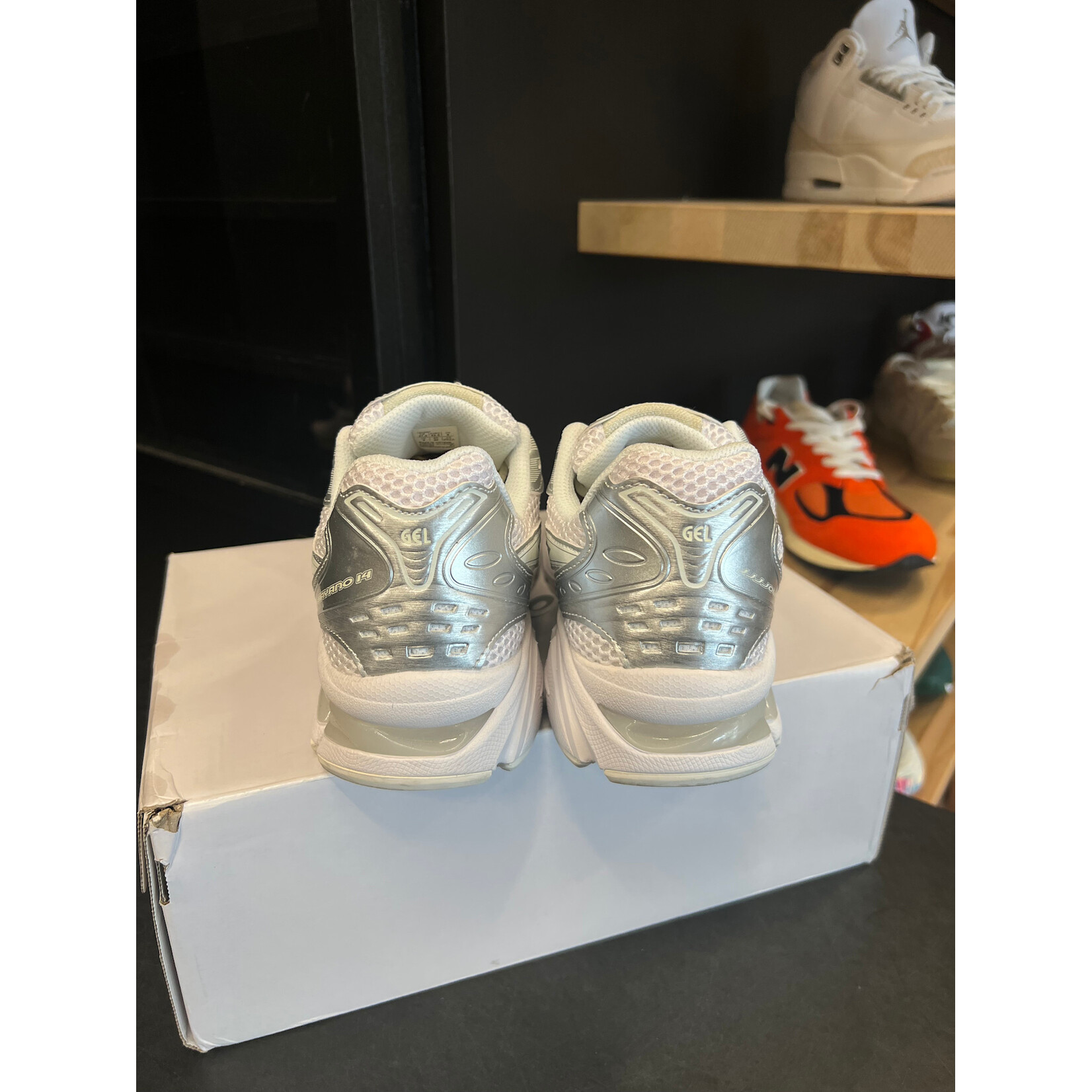 ASICS ASICS Gel-Kayano 14 JJJJound Silver White Size 9, PREOWNED*