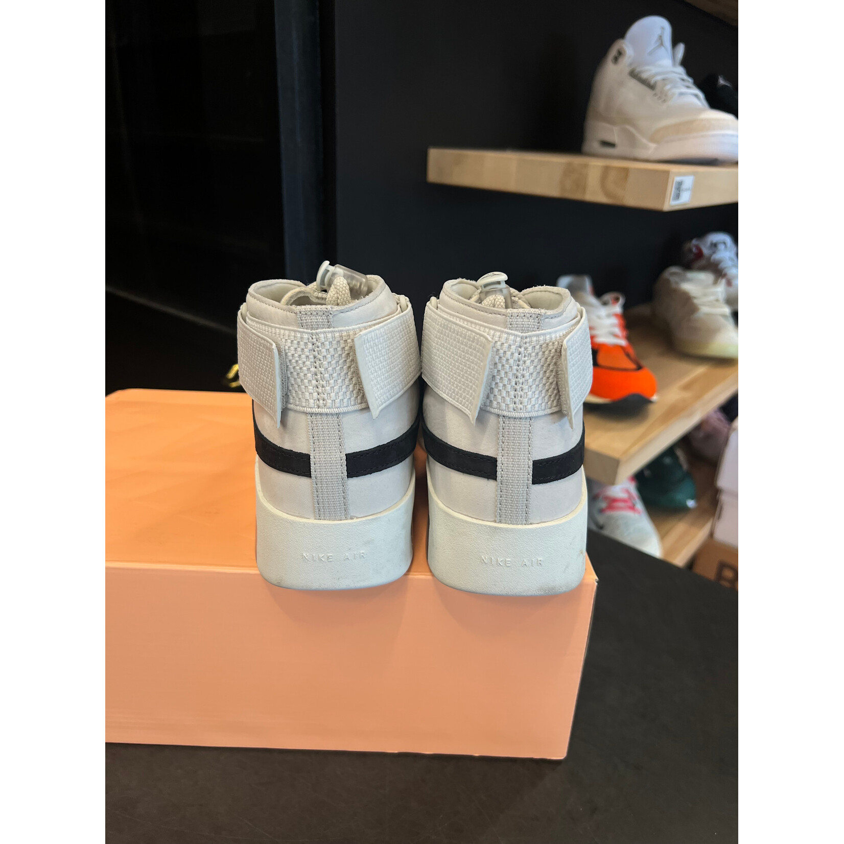 Nike Nike Air Fear Of God 1 SA Light Bone Black Size 10.5, PREOWNED*