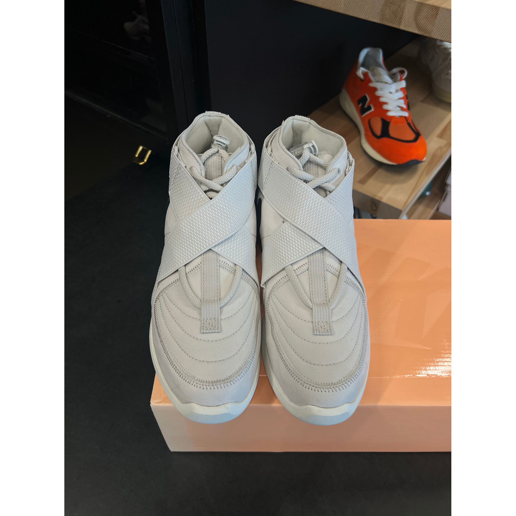 Nike Nike Air Fear Of God 1 SA Light Bone Black Size 10.5, PREOWNED*