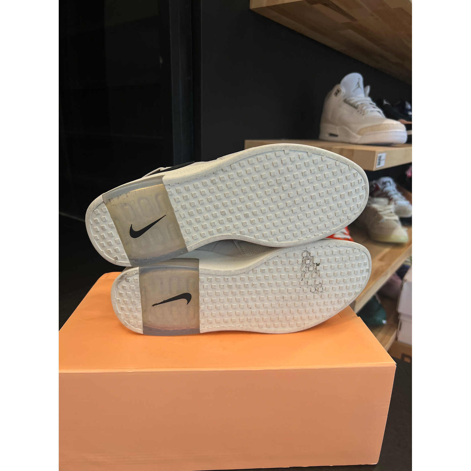 Nike Nike Air Fear Of God 1 SA Light Bone Black Size 10.5, PREOWNED*
