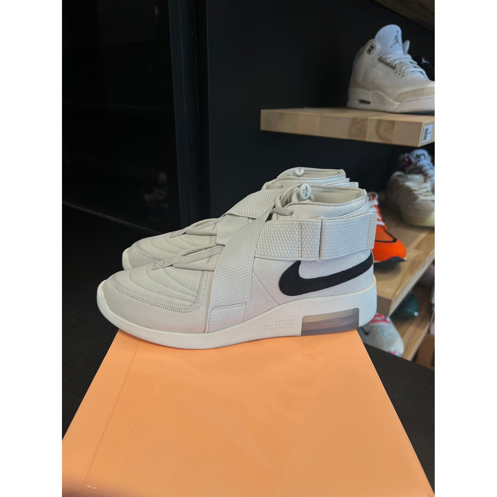 Nike Nike Air Fear Of God 1 SA Light Bone Black Size 10.5, PREOWNED*