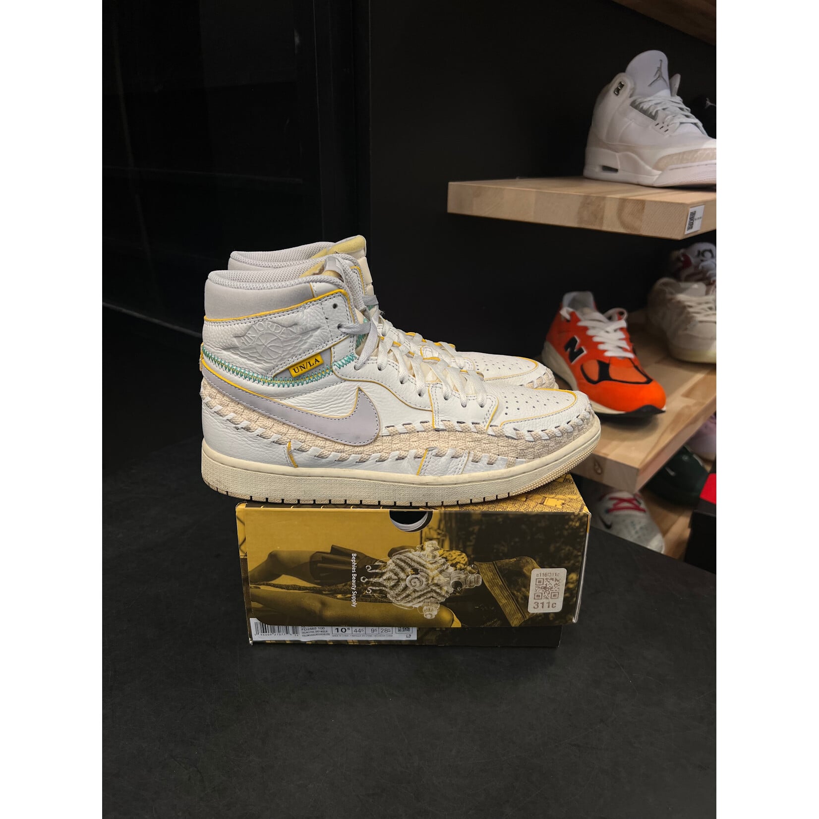 Jordan Jordan 1 Retro High OG SP Union LA Bephies Beauty Supply Summer of ‘96 Size 10.5, PREOWNED*
