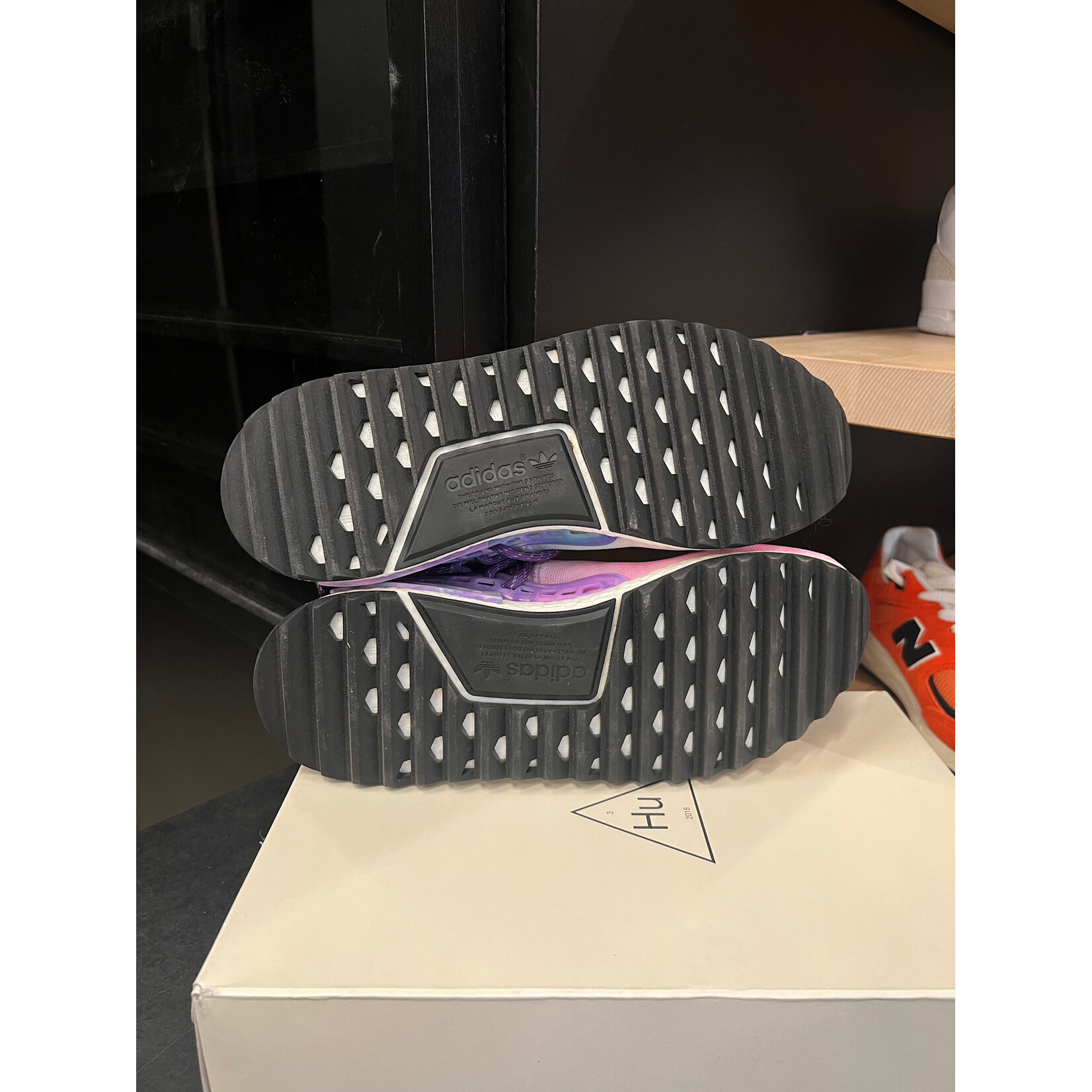 Adidas adidas Human Race NMD Pharrell Holi Festival (Pink Glow) Size 10, PREOWNED*