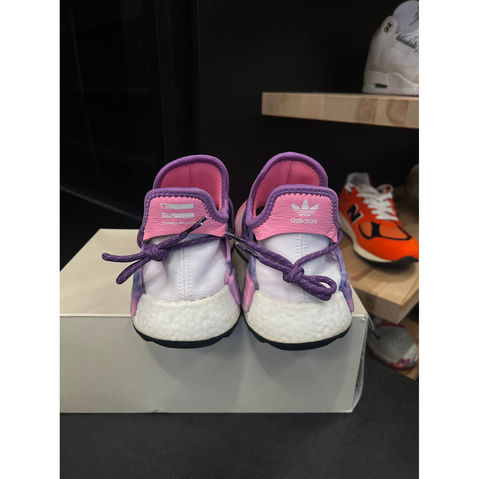 Adidas adidas Human Race NMD Pharrell Holi Festival (Pink Glow) Size 10, PREOWNED*