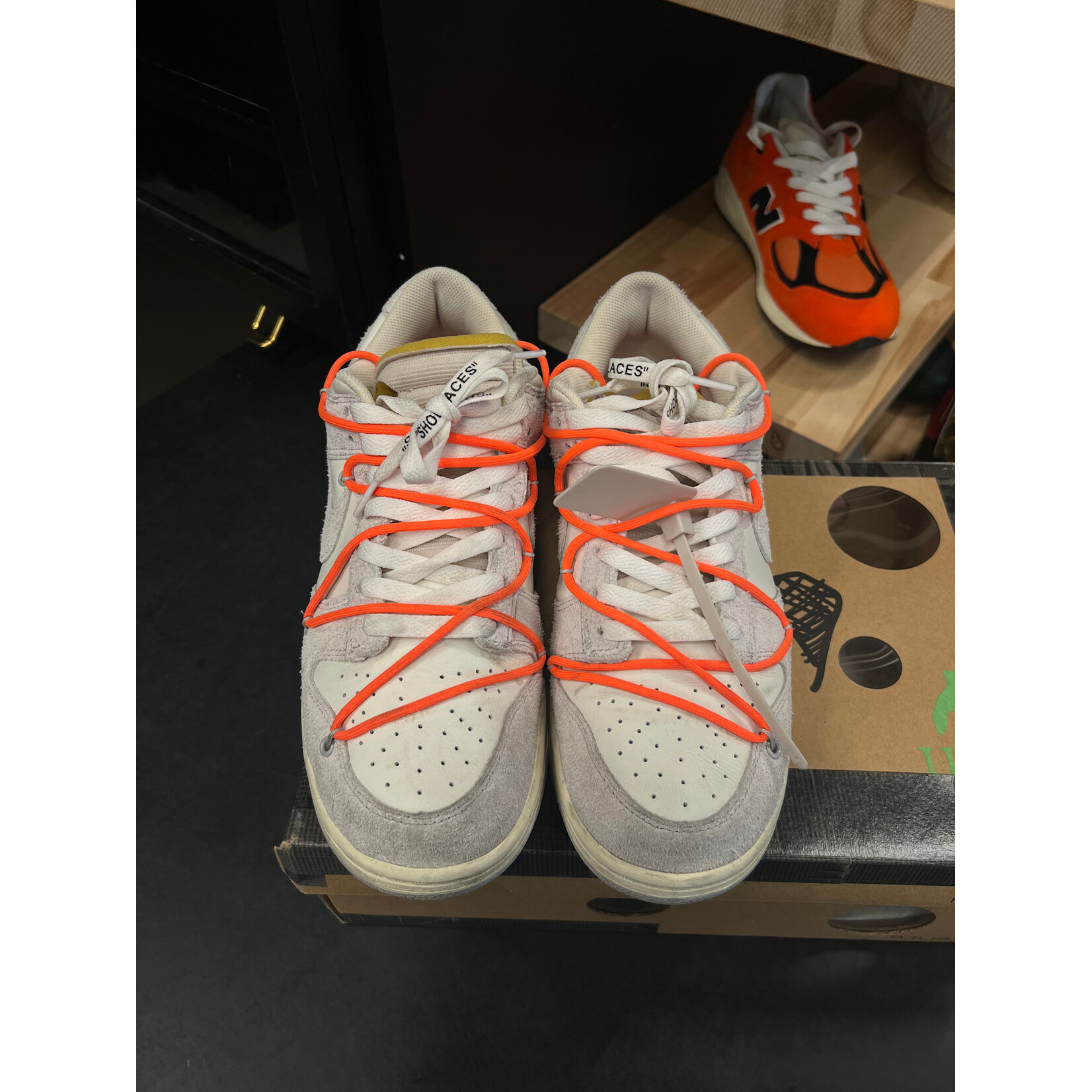 Nike Nike Dunk Low Off-White "Lot 11" Size 10.5, PREOWNED*
