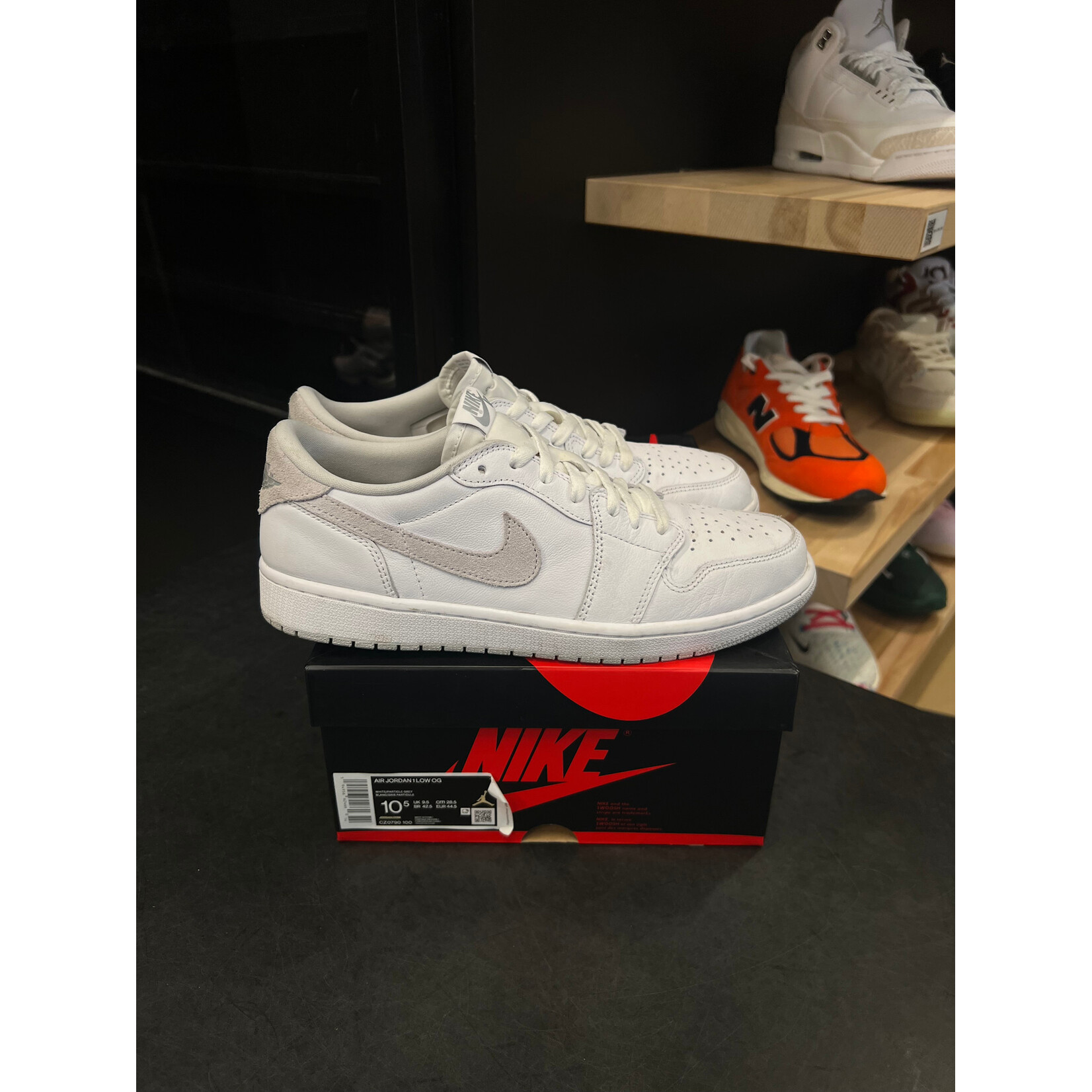 Jordan Jordan 1 Low OG Neutral Grey (2021/2024) Size 10.5, PREOWNED*
