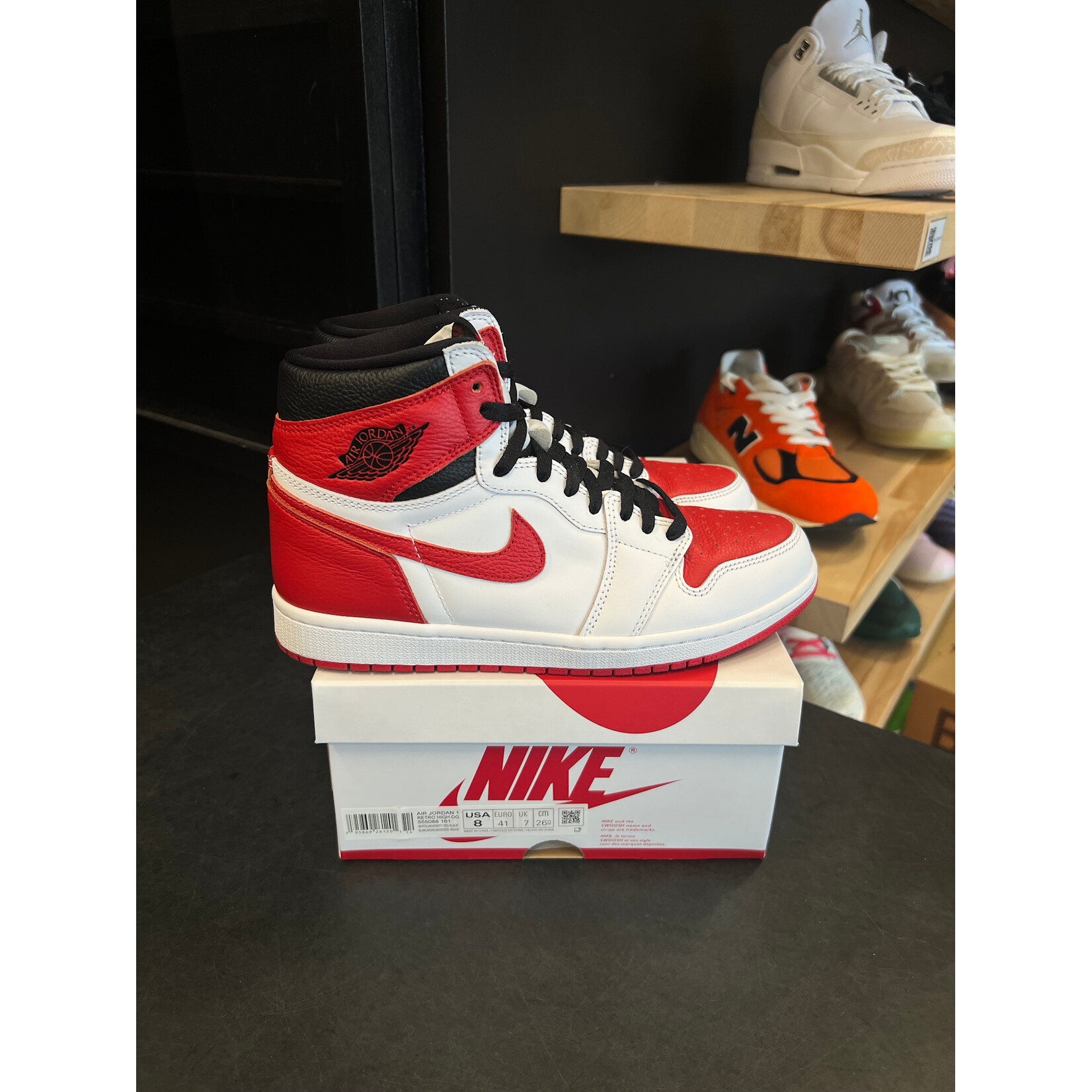Jordan Jordan 1 Retro High OG Heritage Size 8, PREOWNED*