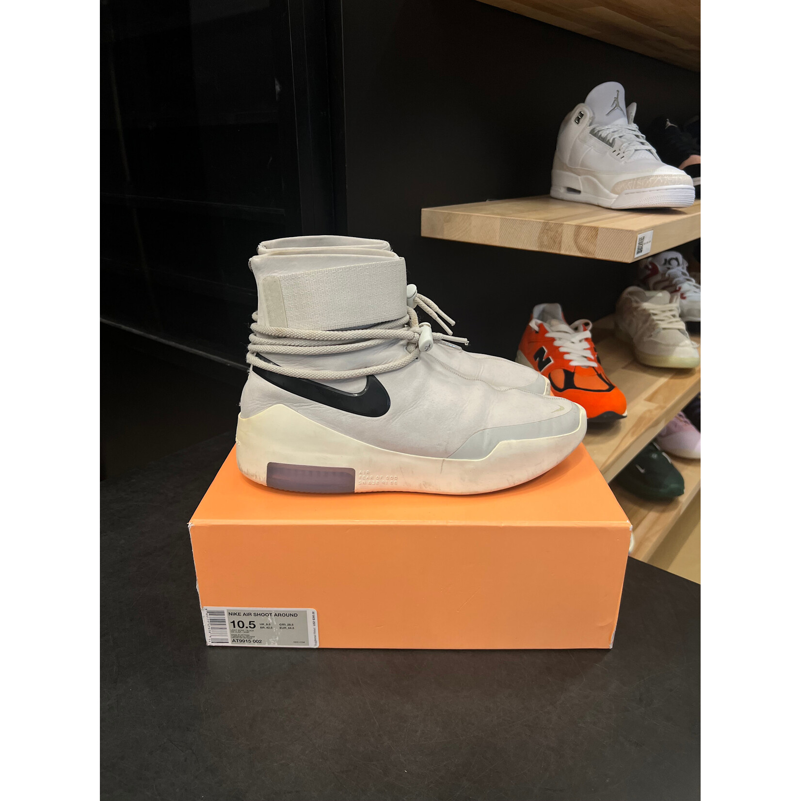 Nike Nike Air Fear of God Raid Light Bone Size 8, PREOWNED*