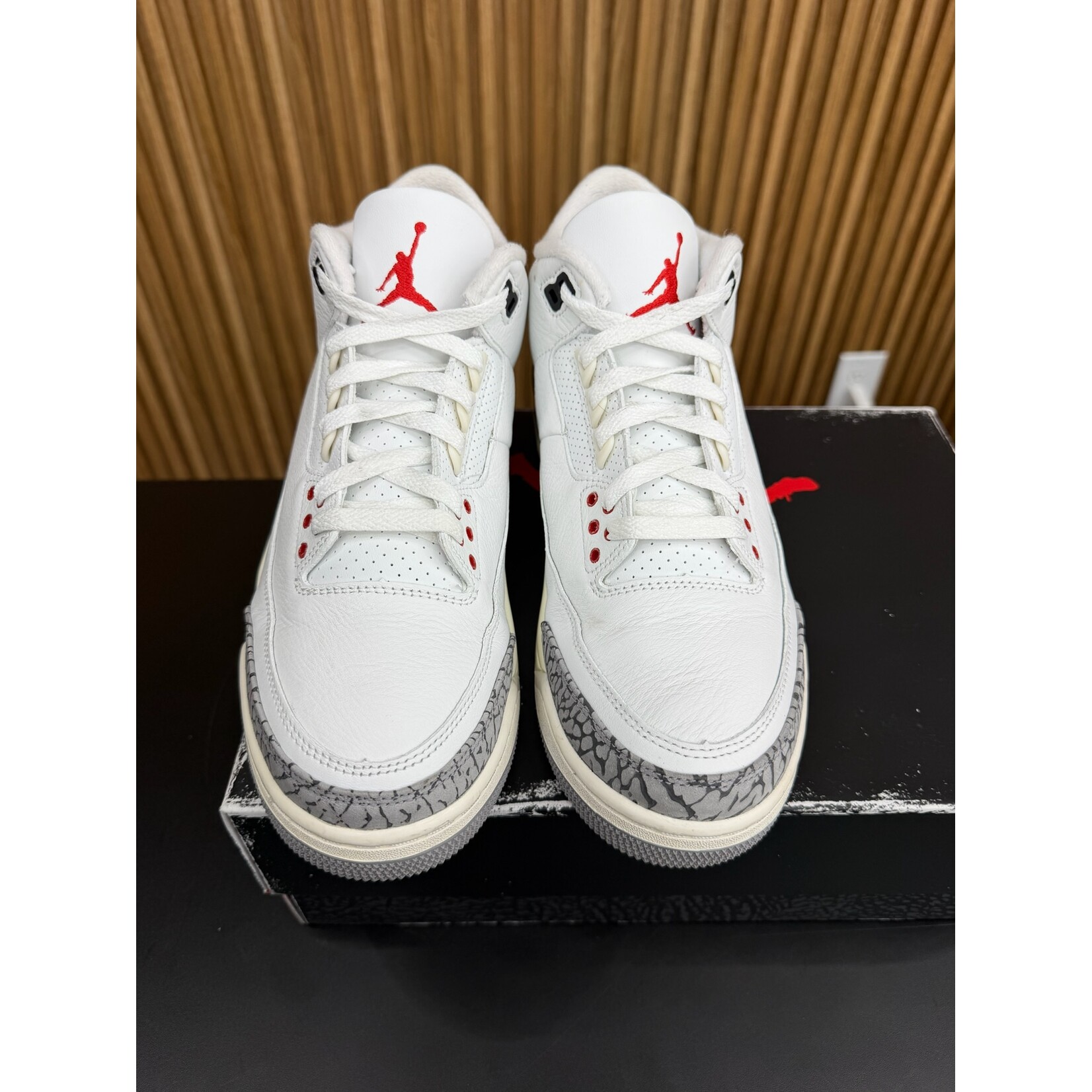 Jordan Jordan 3 Retro White Cement Reimagined Size 10, PREOWNED*