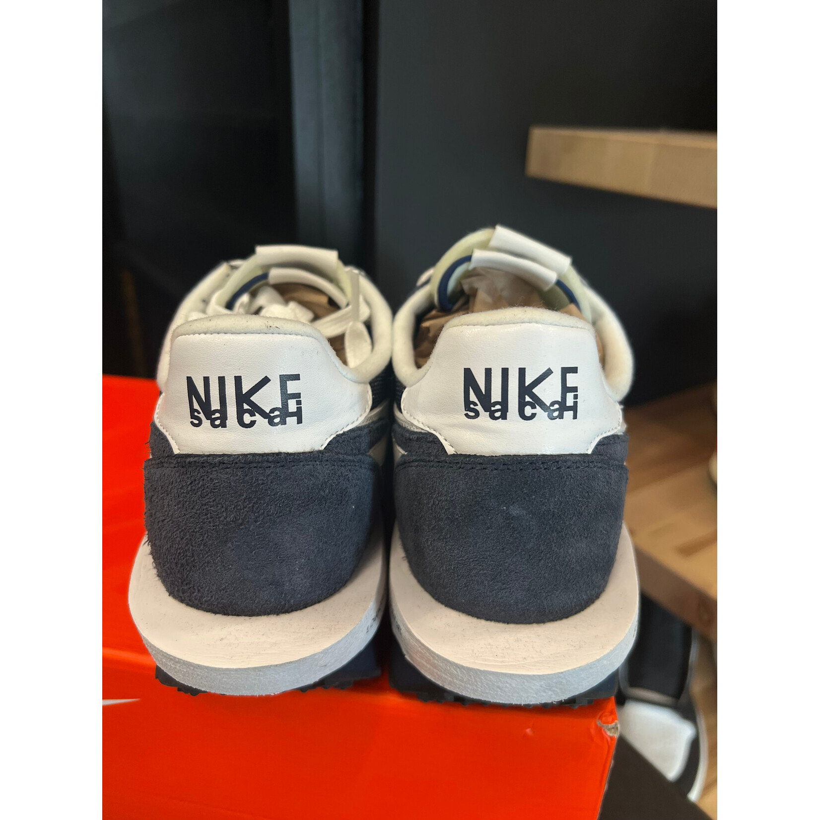 Nike Nike LD Waffle SF sacai Fragment Blue Void Size 12, PREOWNED*