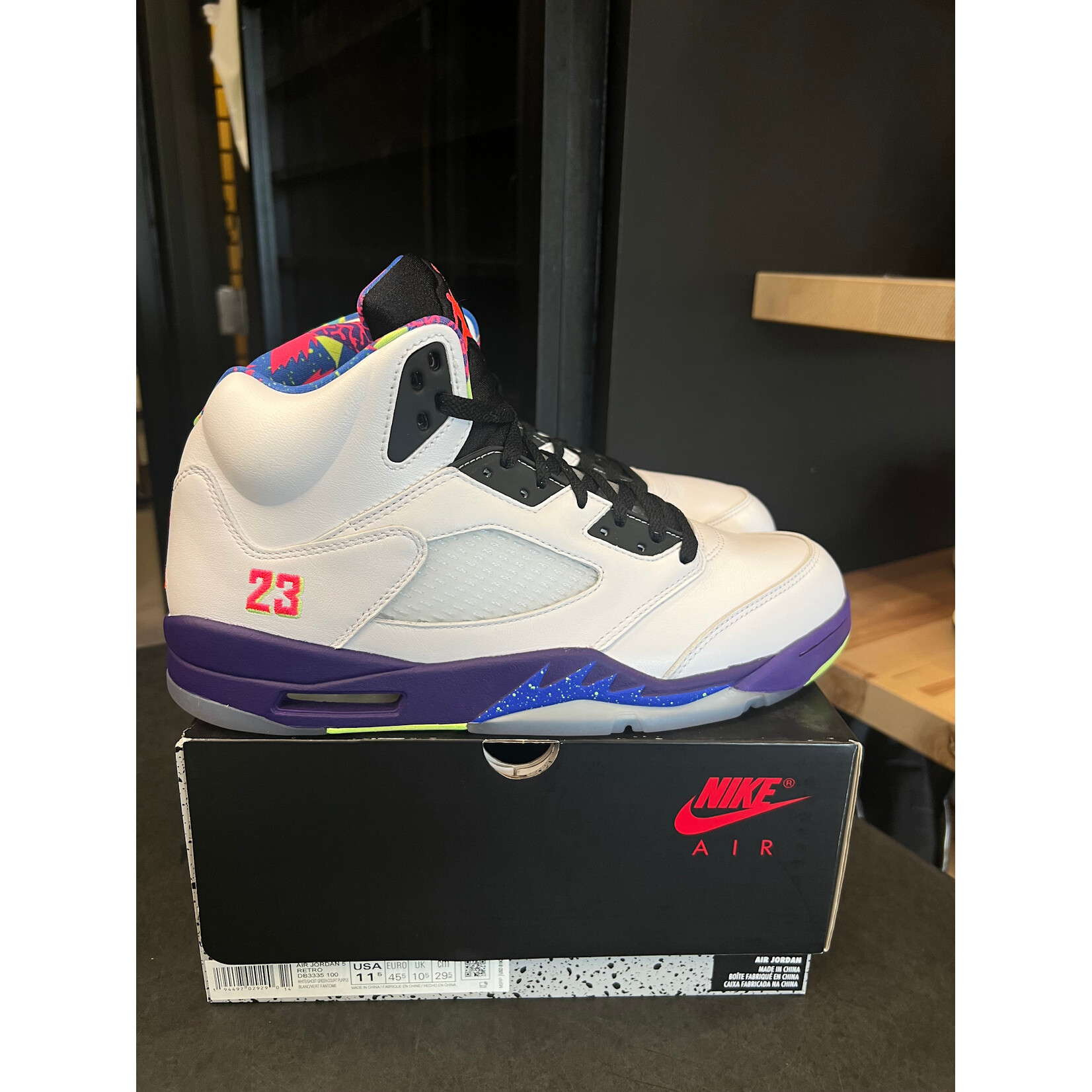 Jordan Jordan 5 Retro Alternate Bel-Air Size 11.5, PREOWNED*