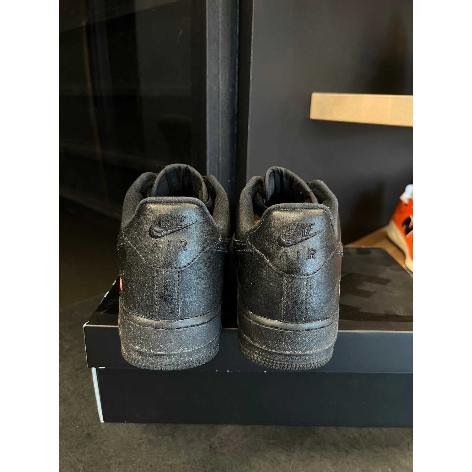 Nike Nike Air Force 1 Low Supreme Black Size 8, PREOWNED*