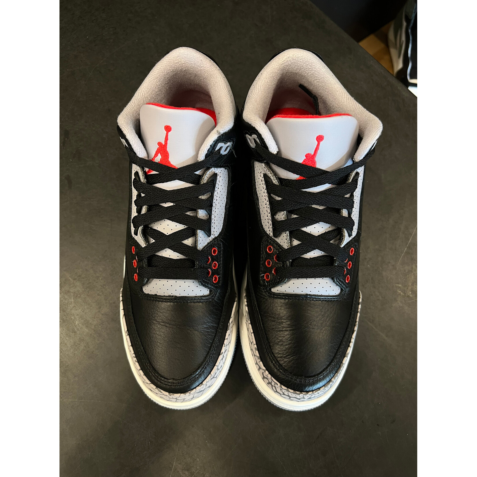 Jordan Jordan 3 Retro OG Black Cement (2024) Size 7.5, PREOWNED*