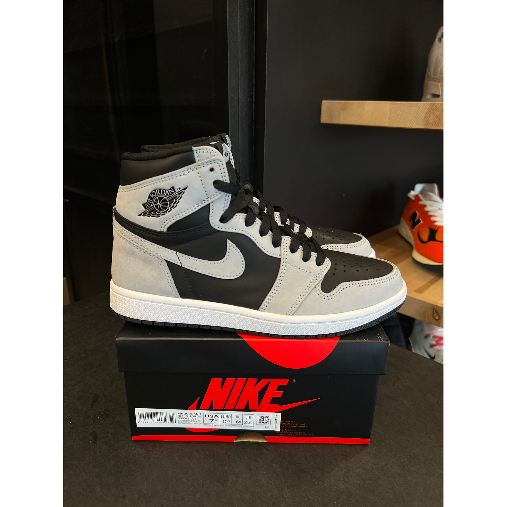 Jordan Jordan 1 Retro High Shadow 2.0 Size 7.5, PREOWNED