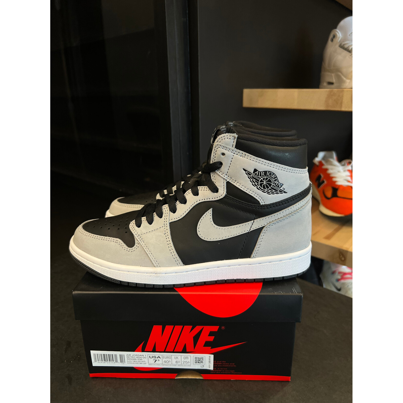 Jordan Jordan 1 Retro High Shadow 2.0 Size 7.5, PREOWNED