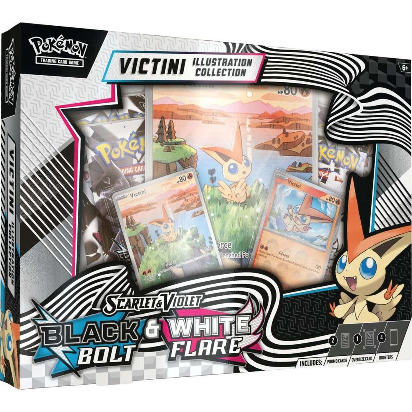 Pokémon Pokemon Black Bolt Unova Victini Illustration Collection