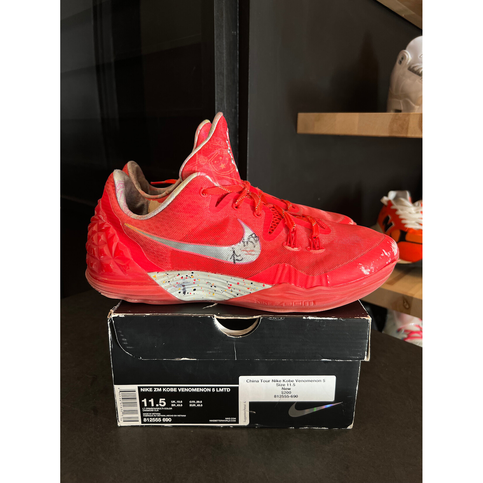 Nike Nike Zoom Kobe Venomenon 5 Limited China Tour Size 11.5, PREOWNED
