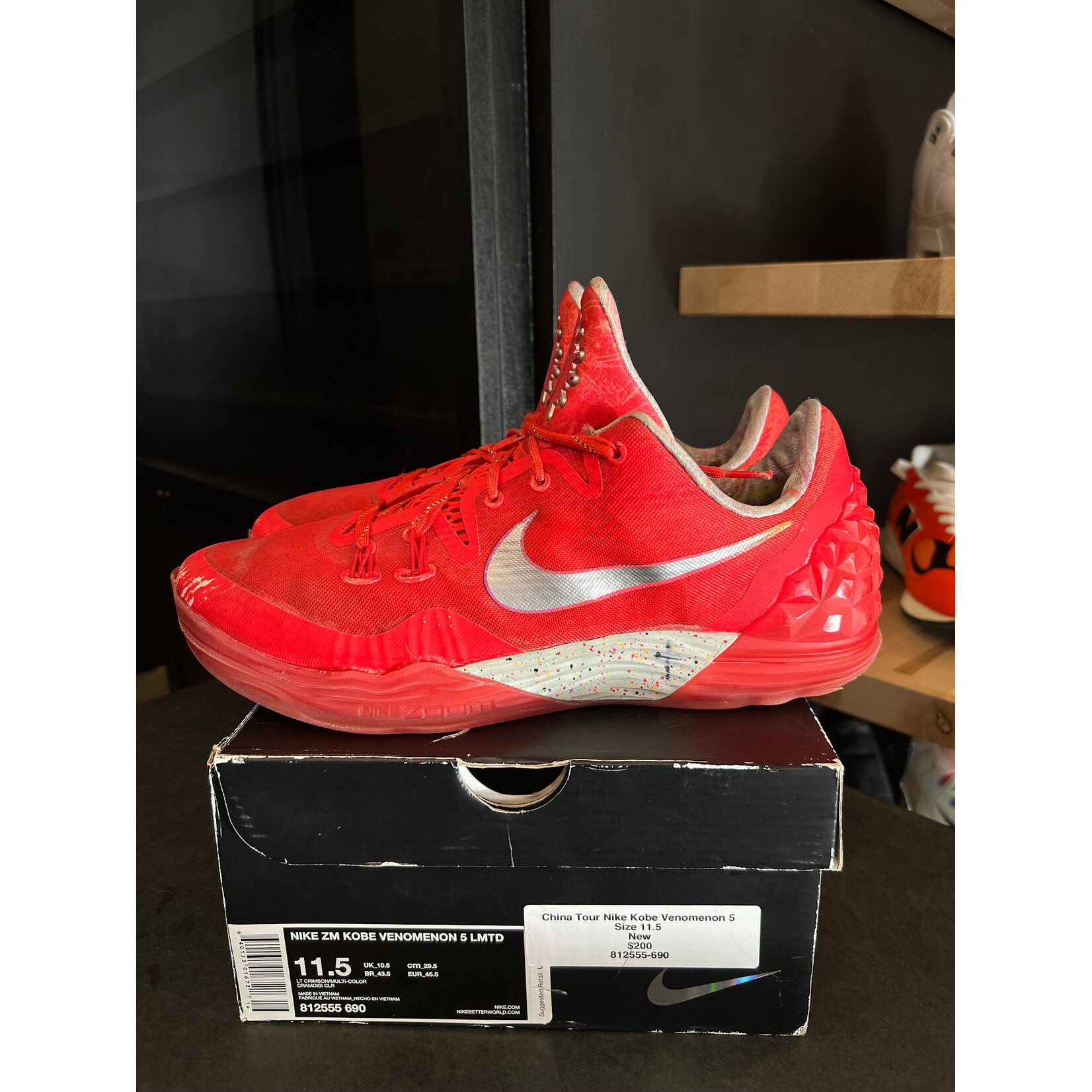 Nike Nike Zoom Kobe Venomenon 5 Limited China Tour Size 11.5, PREOWNED