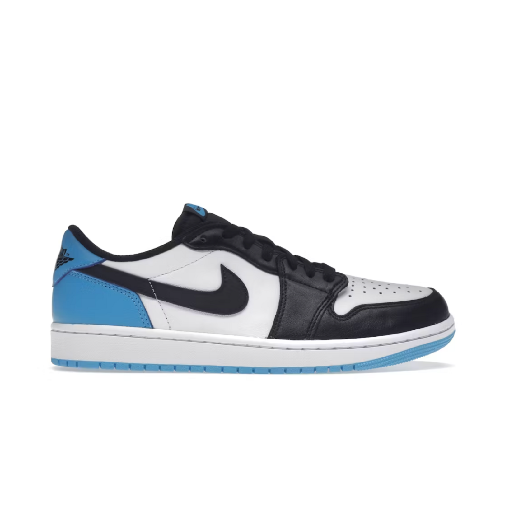 Jordan Jordan 1 Retro Low OG Black Dark Powder Blue Size 13, DS BRAND NEW