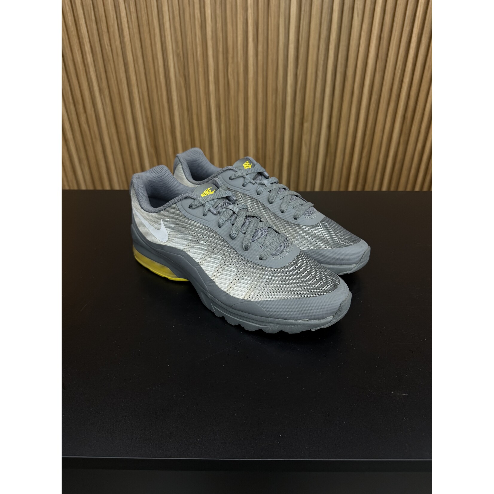 Nike Nike Air Max Invigor Grey Tour Yellow Size 11.5, PREOWNED NO BOX