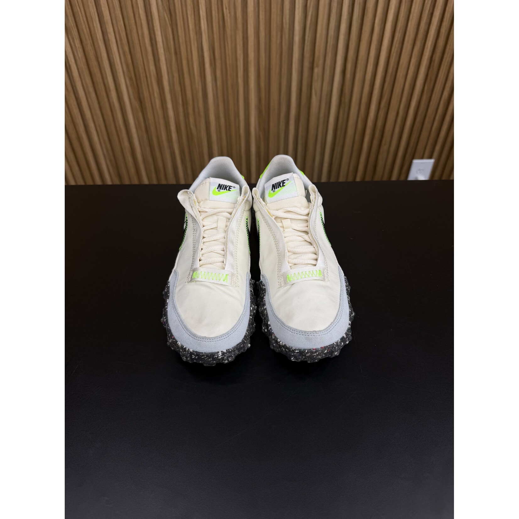Nike Nike Waffle Racer Crater Pale Ivory Electric Green (Women's) Size 8.5W, PREOWNED NO BOX