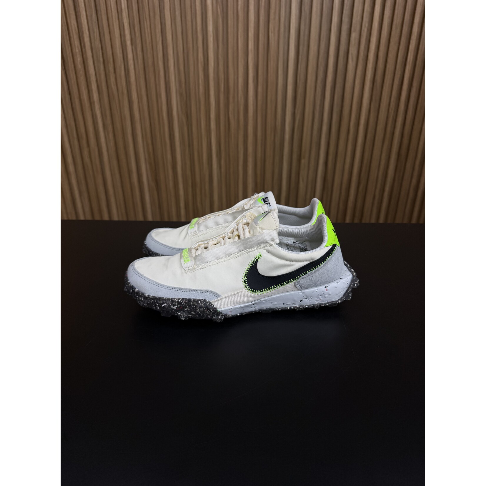 Nike Nike Waffle Racer Crater Pale Ivory Electric Green (Women's) Size 8.5W, PREOWNED NO BOX