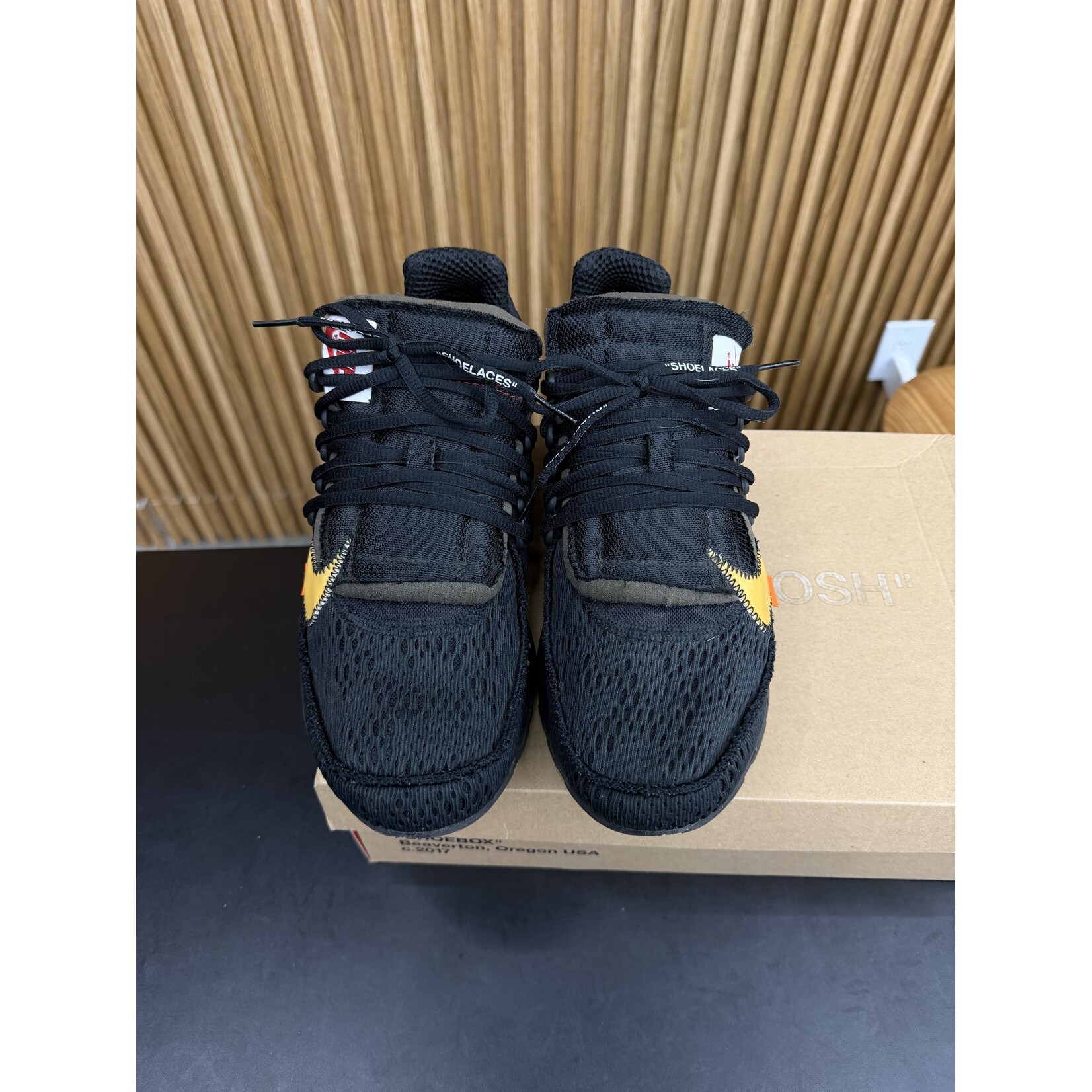 Nike Nike Air Presto Off-White Black (2018) Size 9, PREOWNED*