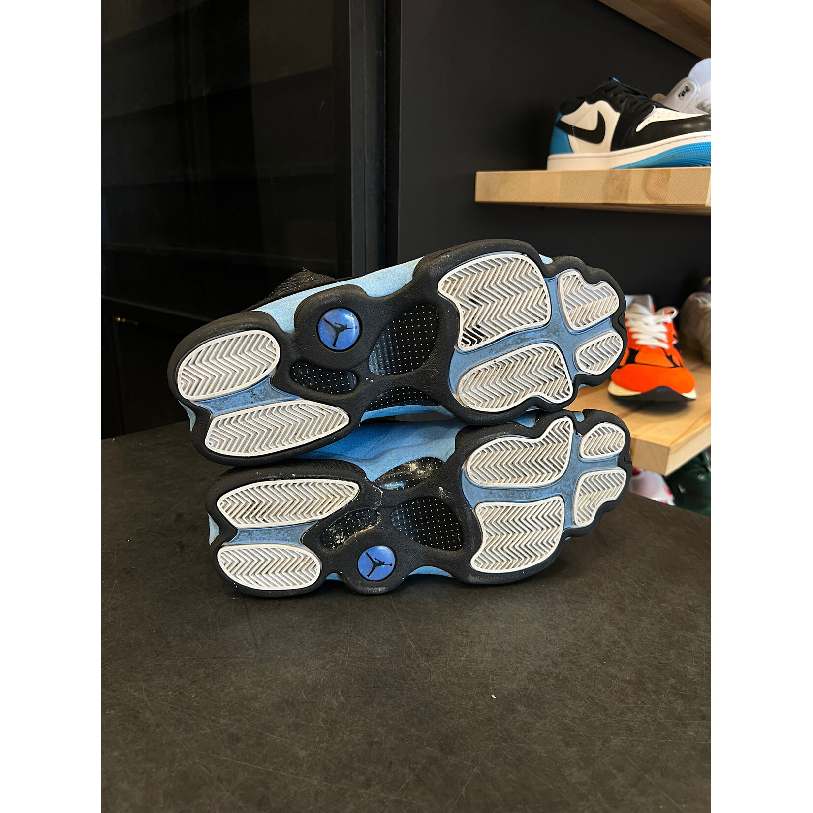 Jordan Jordan 13 Retro Black University Blue Size 11.5, PREOWNED*