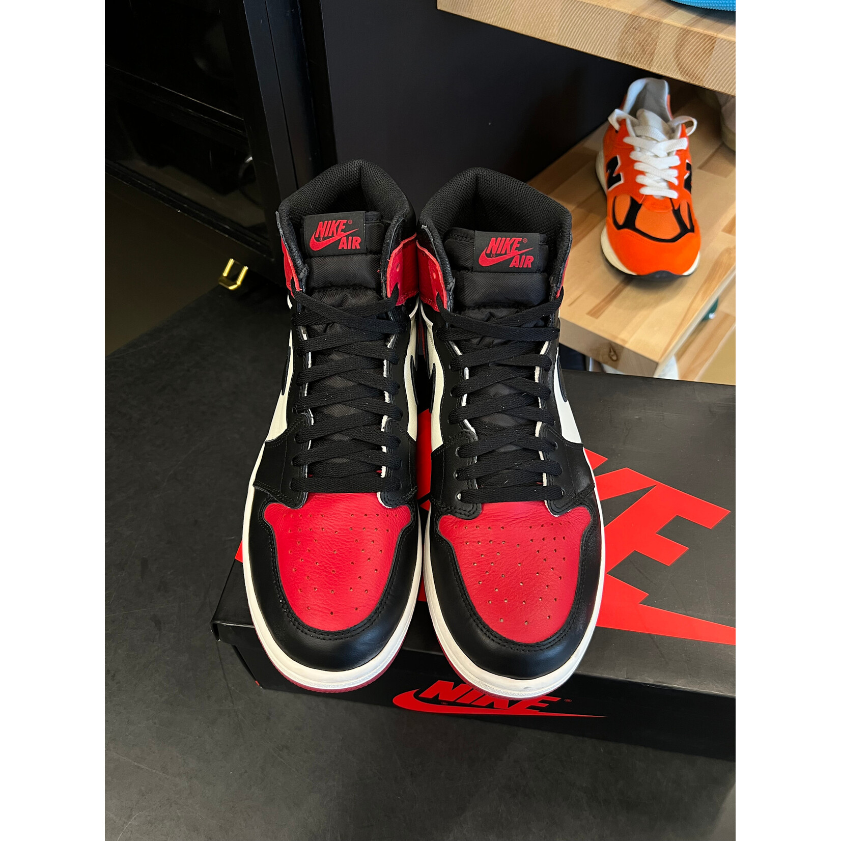 Jordan Jordan 1 Retro High Bred Toe Size 11.5, PREOWNED*