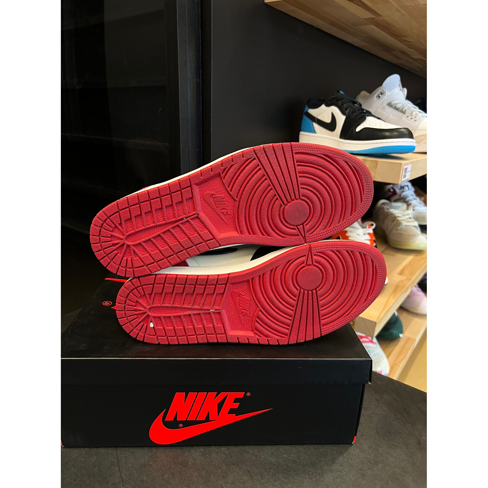 Jordan Jordan 1 Retro High Bred Toe Size 11.5, PREOWNED*